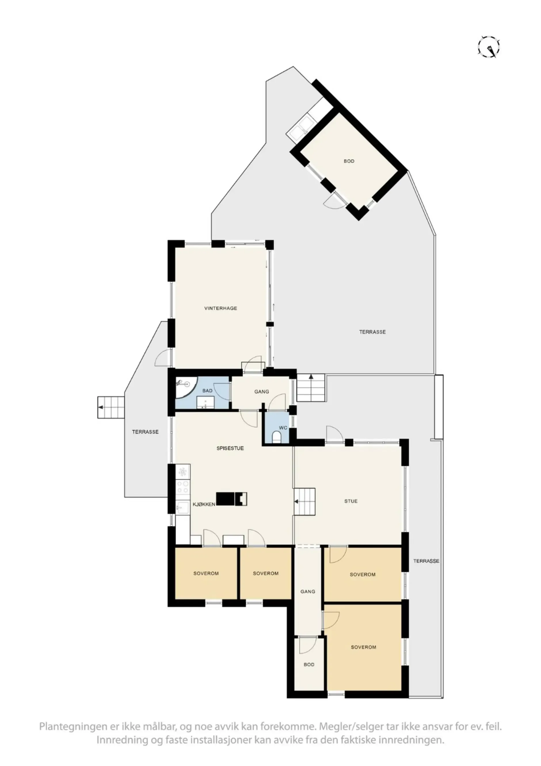 1960s Norwegian Country House with Garden and Lake Views - Image 5