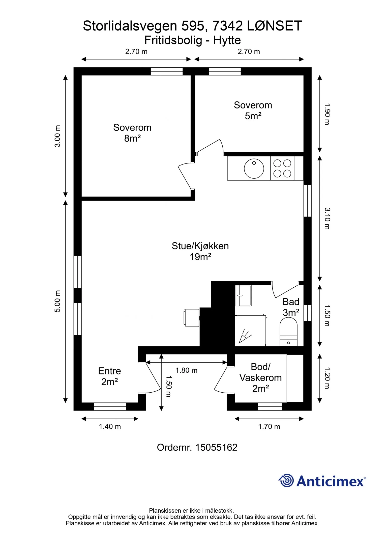 1996 Three-Bedroom House with Terrace in Norway's Scenic Storlidalen - View image 7 of 45