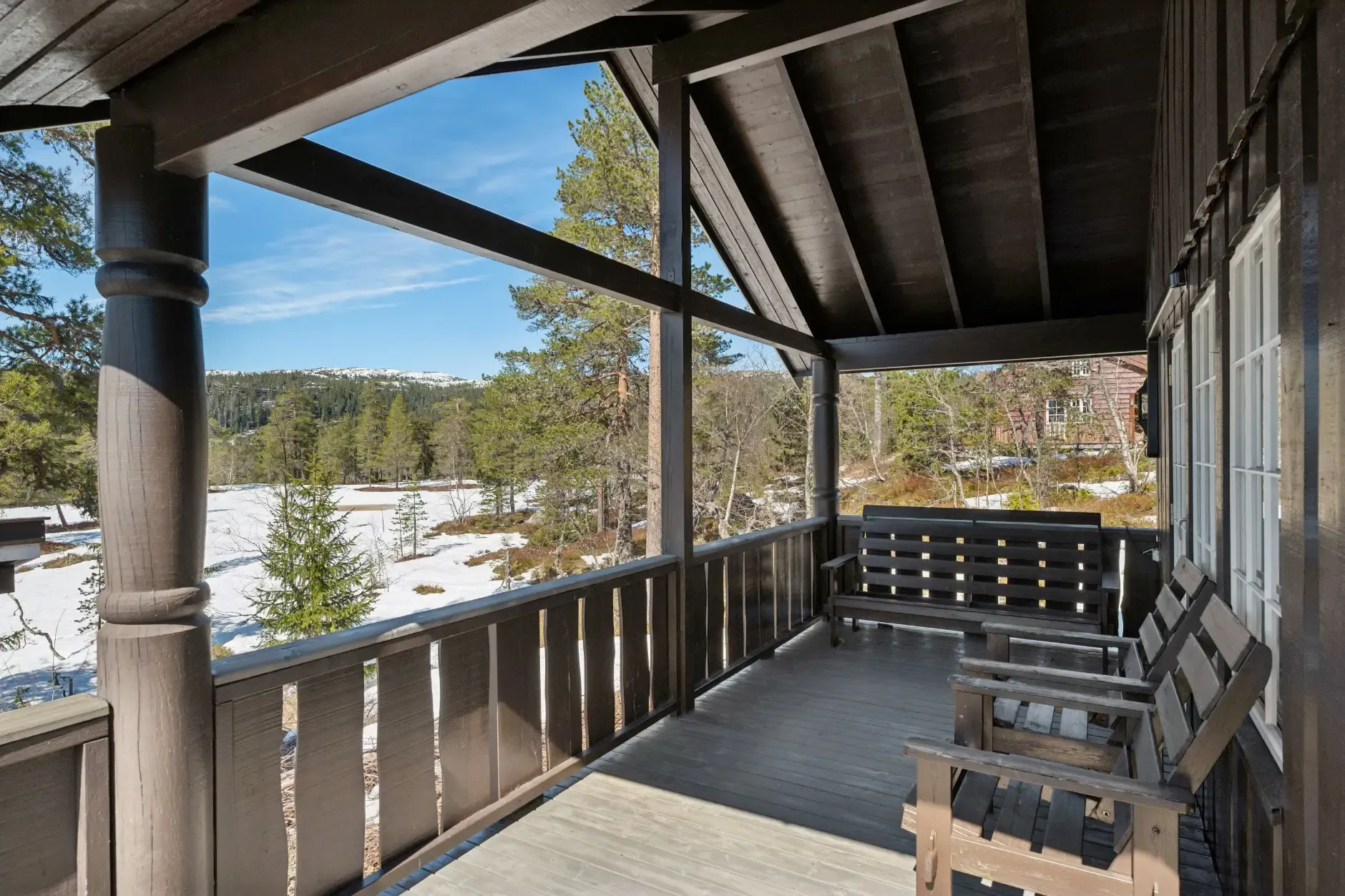 3-Bedroom Countryside Retreat in Scenic Vikerfjell with Sauna and Terrace - View image 21 of 31