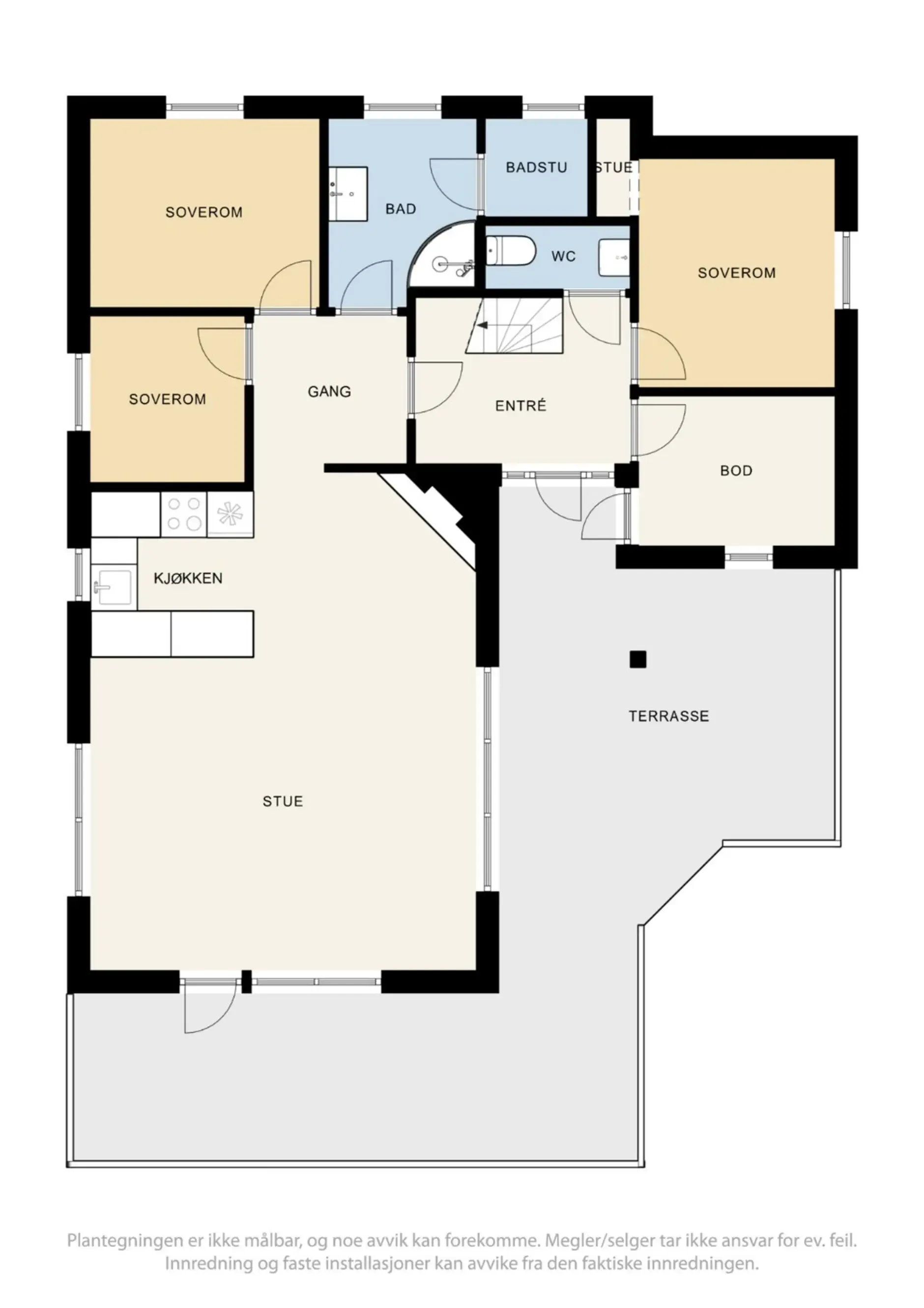 3-Bedroom Countryside Retreat in Scenic Vikerfjell with Sauna and Terrace - View image 30 of 31