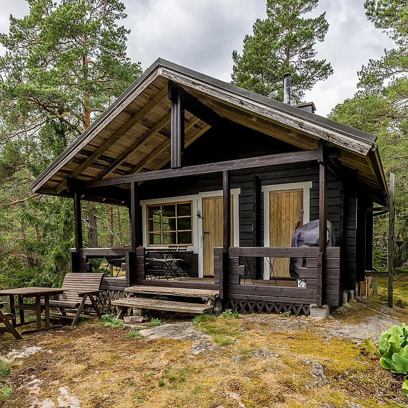 Compact Finnish Cabin with Expansive Grounds in Naantali