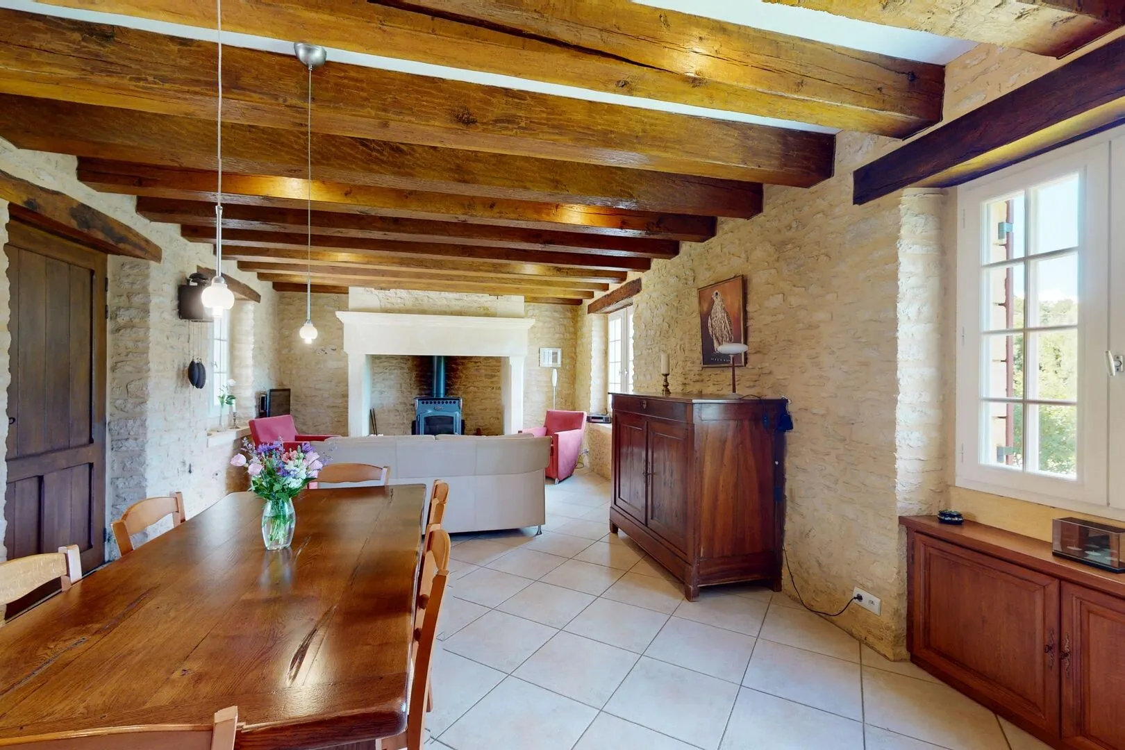 Expansive 5-Bedroom Farmhouse with Pool on 36 Acres near Sarlat, France - View image 21 of 44