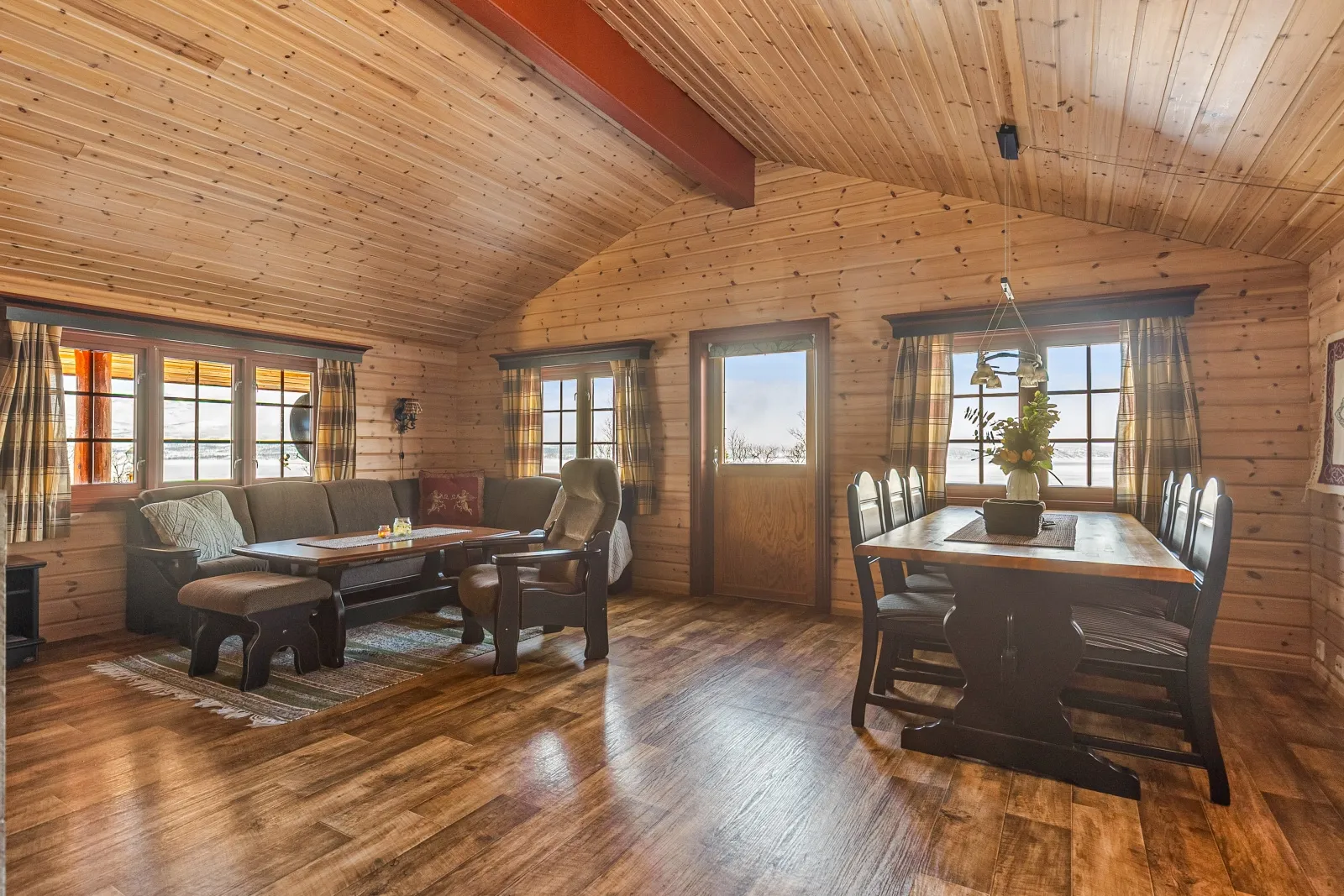 Contemporary 3-Bedroom Cabin with Expansive Terrace in Rana, Norway - View image 9 of 26