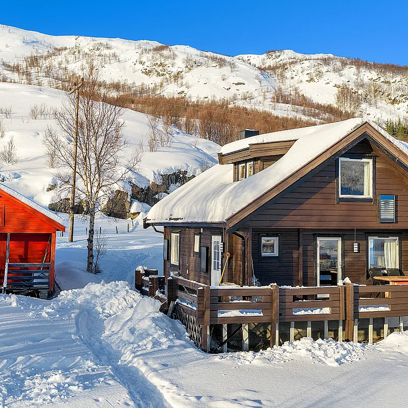 Scenic 1989 Cabin with Terrace in Norway's Skulsfjord