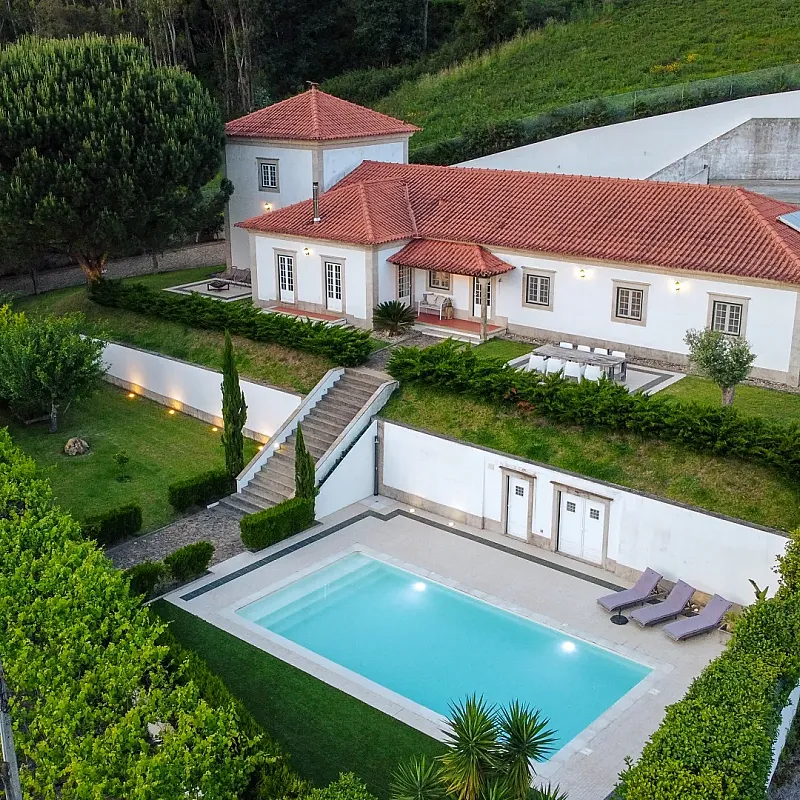 Contemporary 4-Bedroom House with Pool in Scenic Marrancos e Arcozelo, Portugal