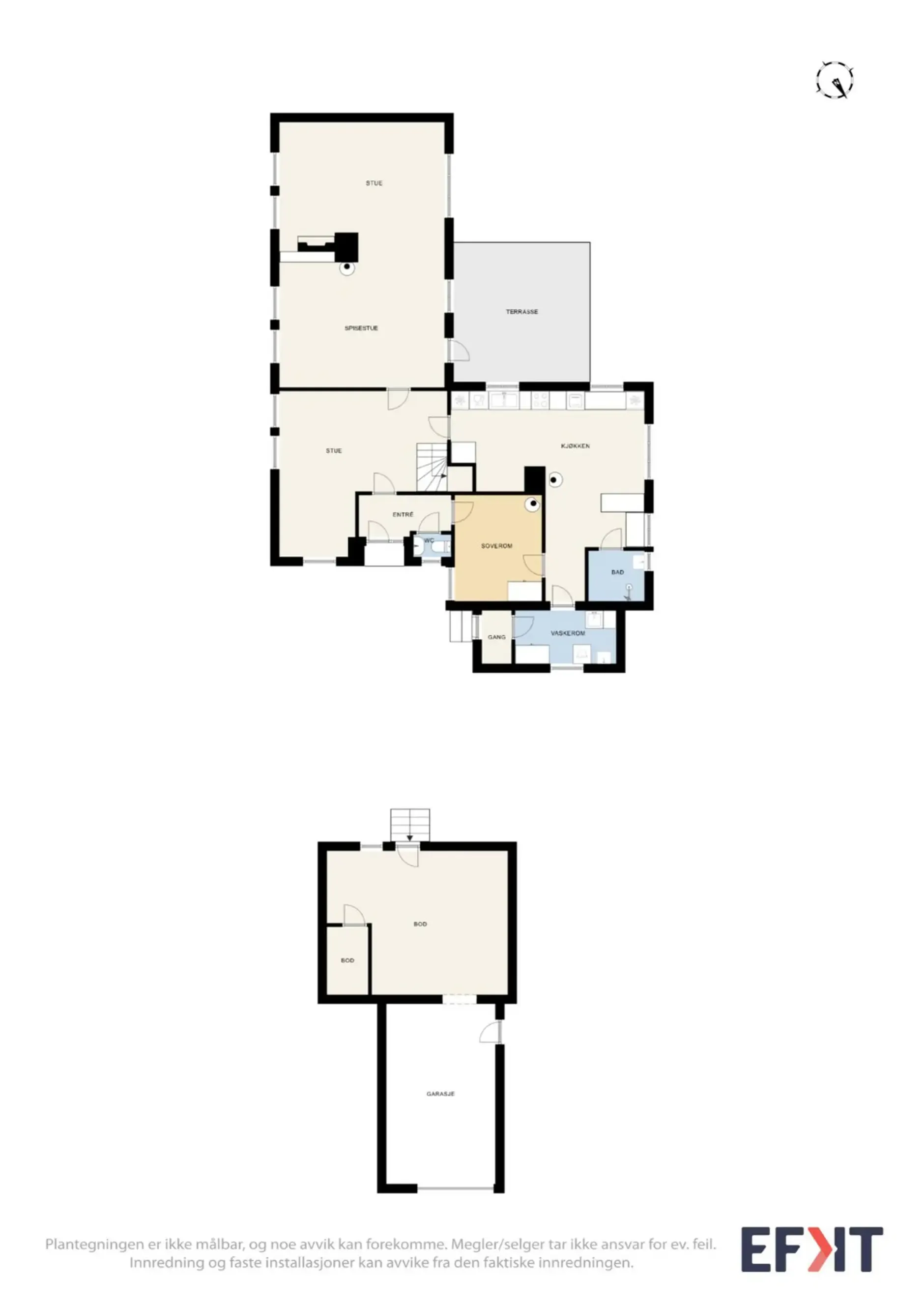 1840s Norwegian House with Expansive Grounds and 7 Bedrooms in Grimstad - Image 4