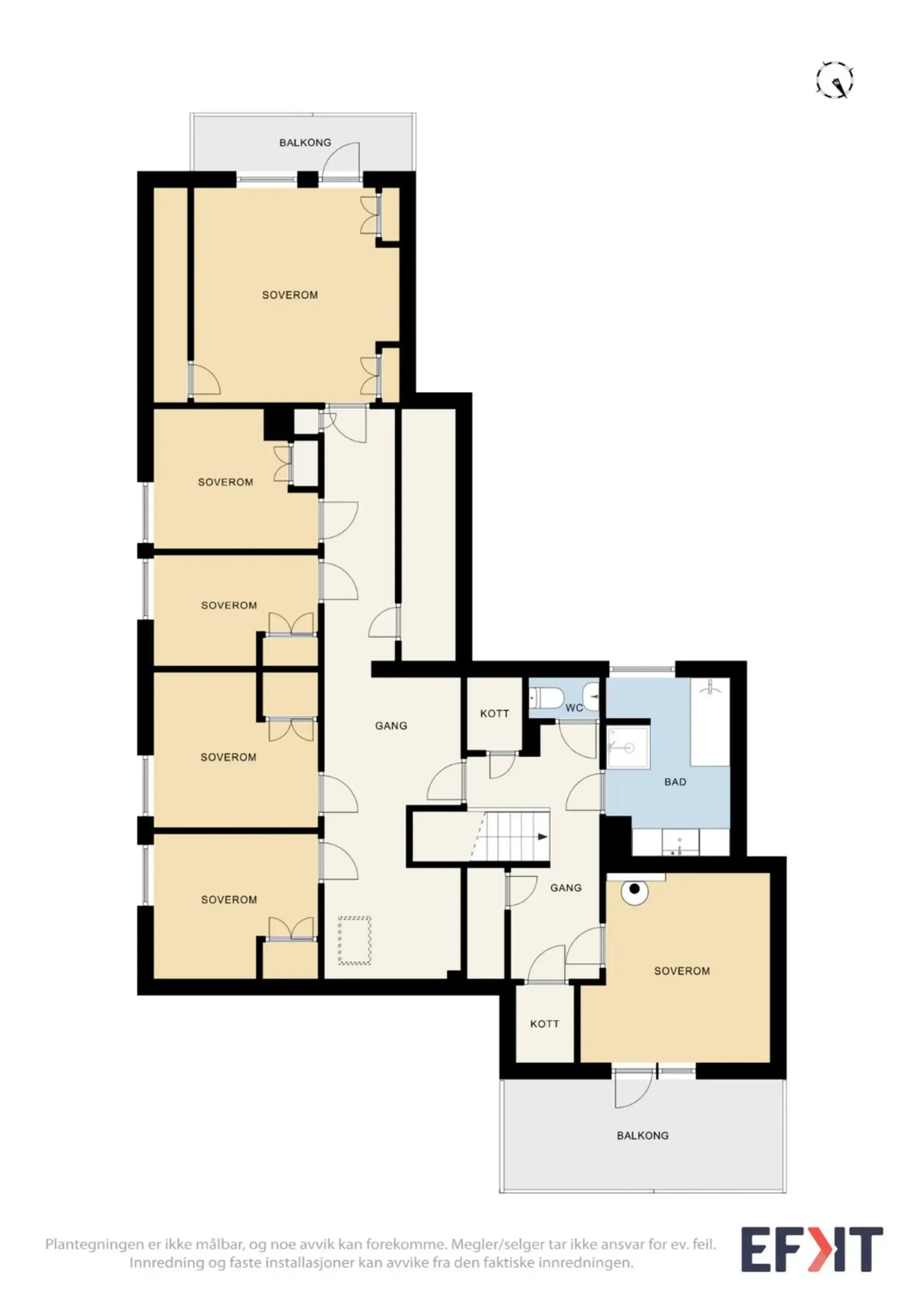 1840s Norwegian House with Expansive Grounds and 7 Bedrooms in Grimstad - View image 26 of 48