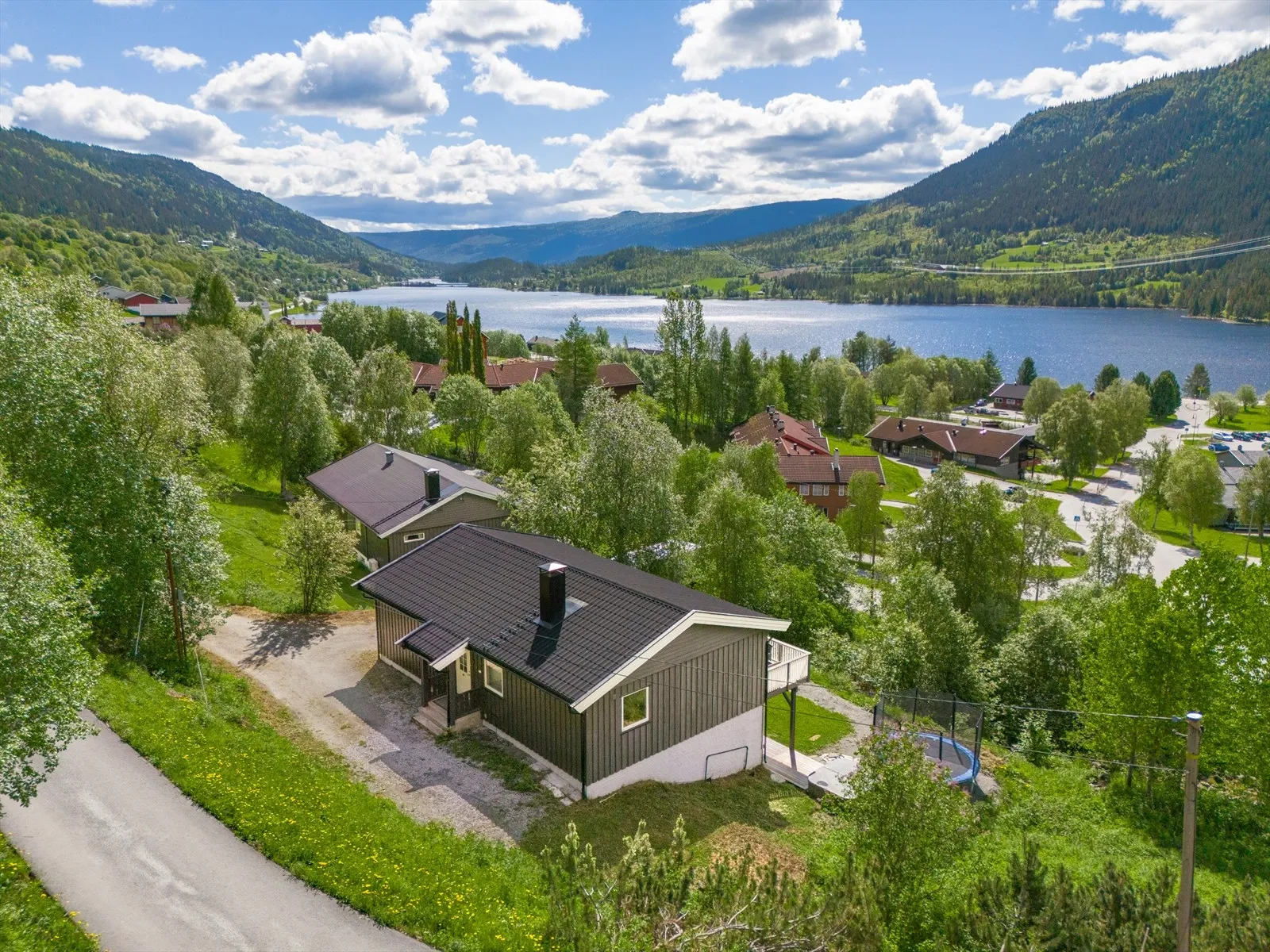 1970s Family Home with Fjord Views in Hol, Norway - Image 1