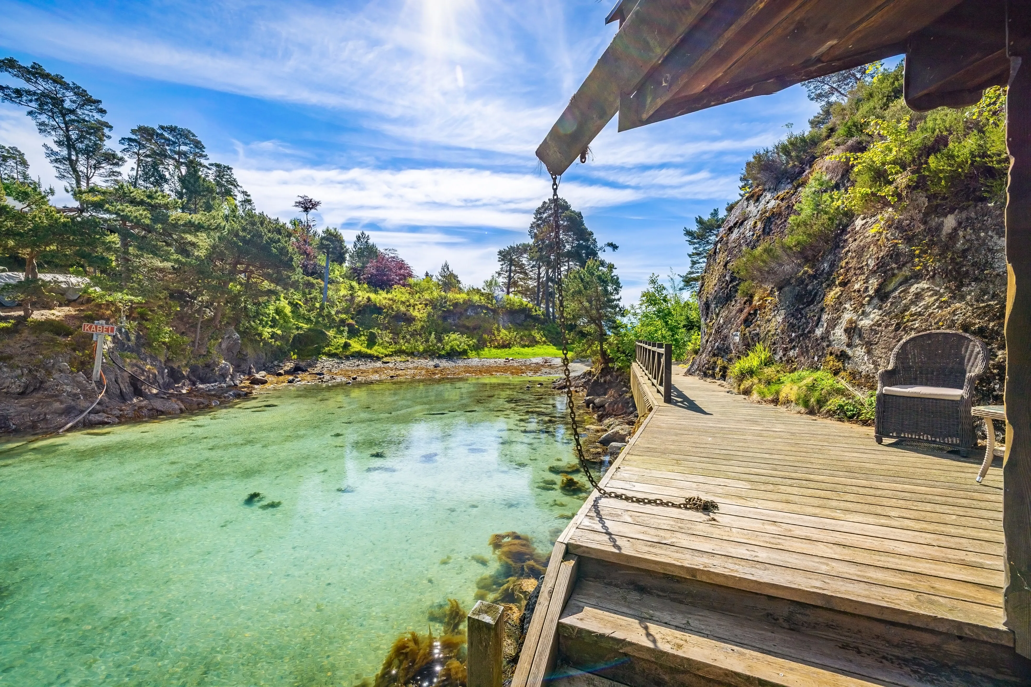 Seaside Cabin with Private Jetty in Bjørnafjorden, Norway - Image 4