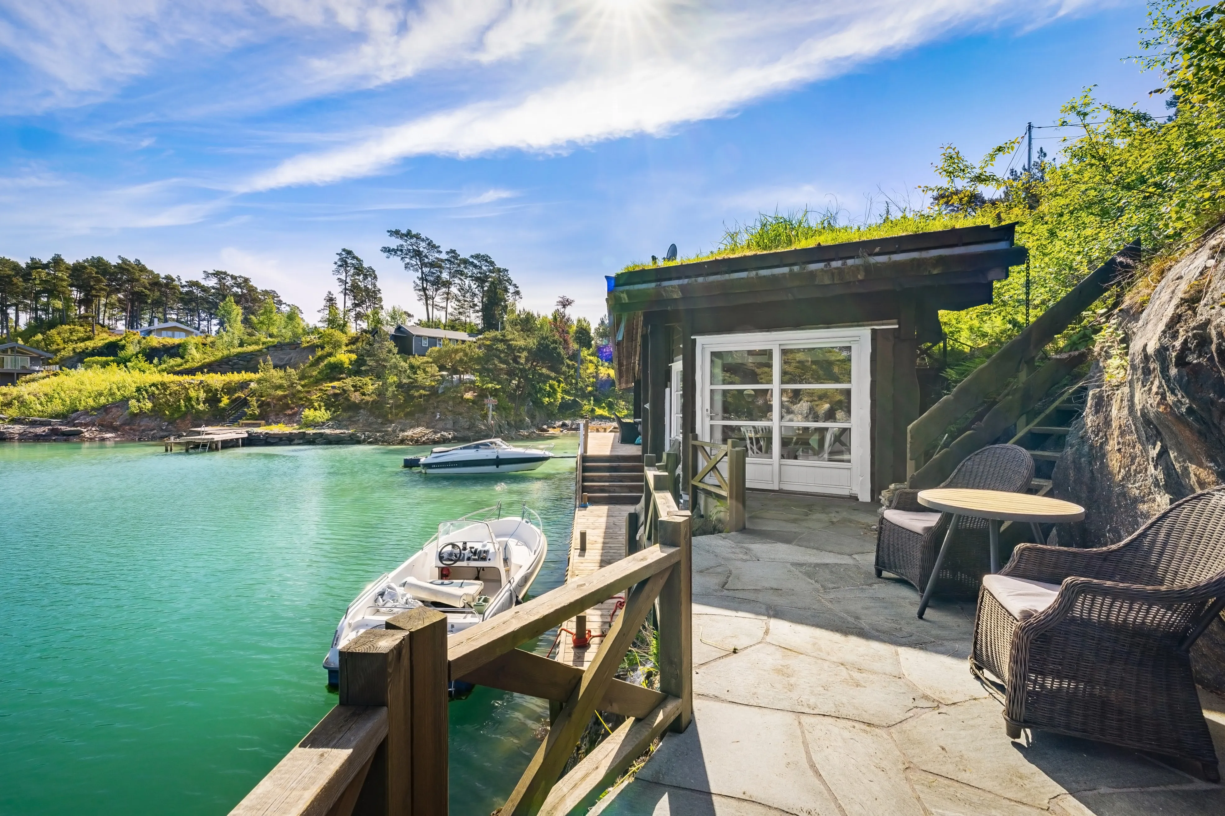 Seaside Cabin with Private Jetty in Bjørnafjorden, Norway - View image 13 of 39