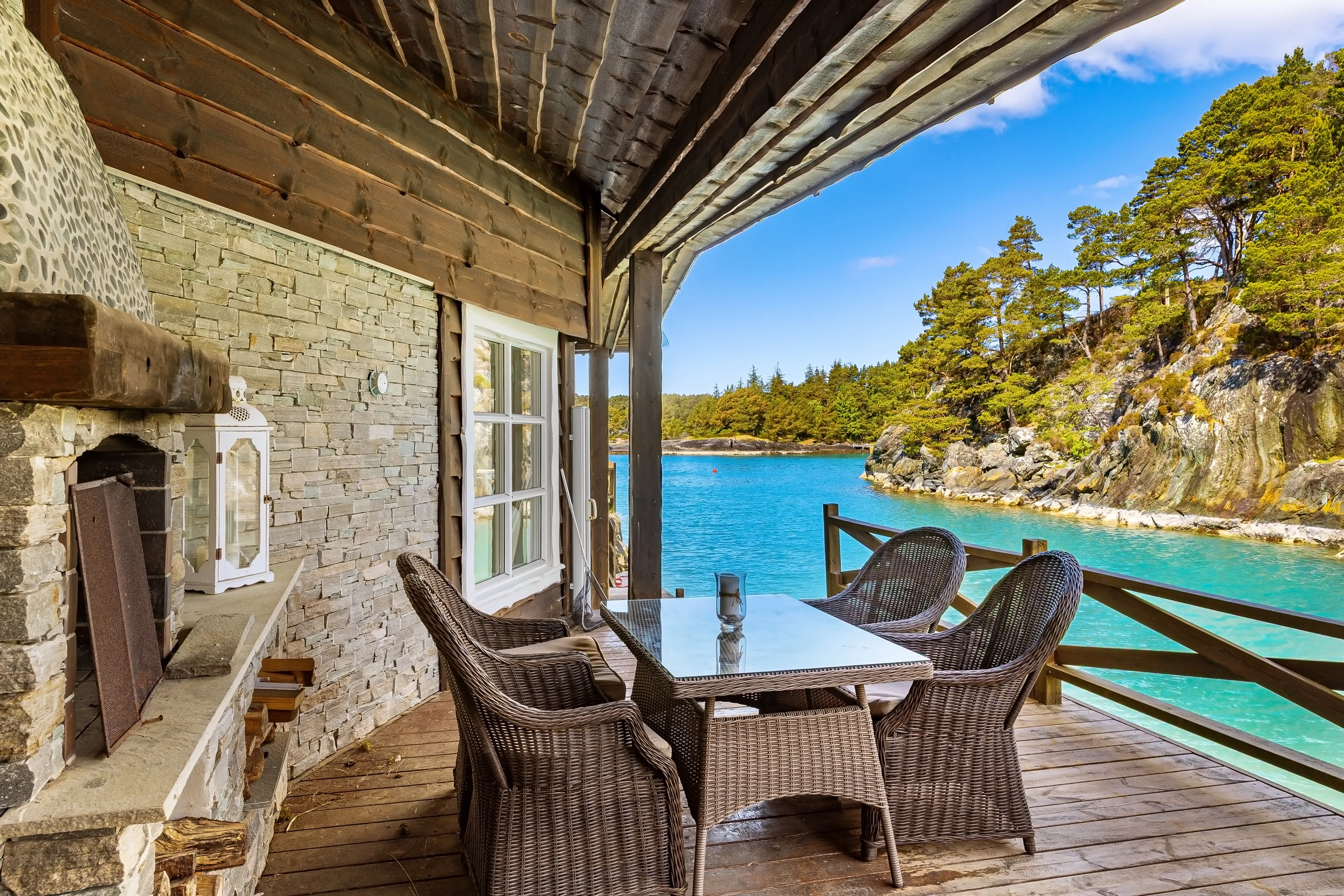 Seaside Cabin with Private Jetty in Bjørnafjorden, Norway - View image 16 of 39