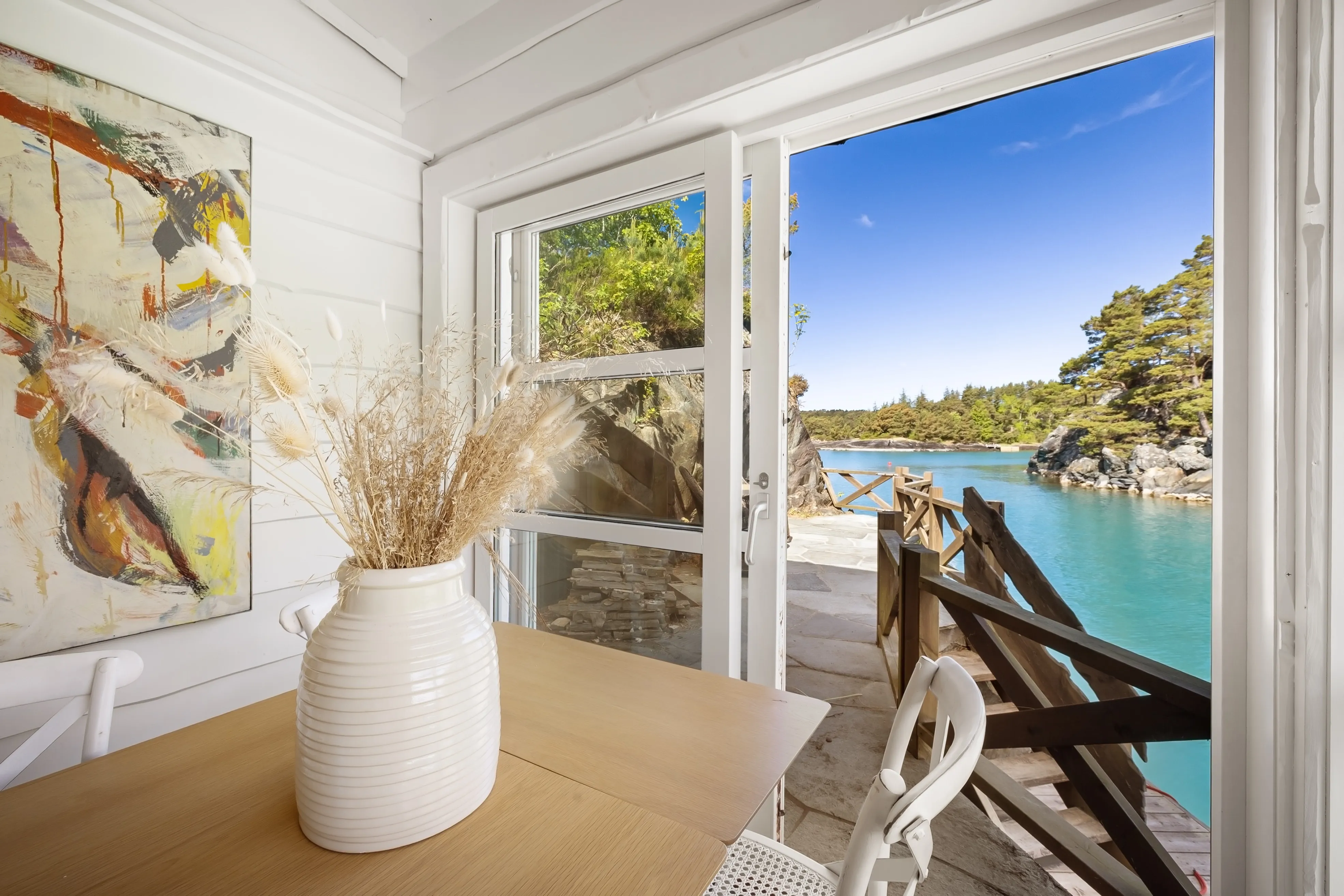 Seaside Cabin with Private Jetty in Bjørnafjorden, Norway - View image 18 of 39