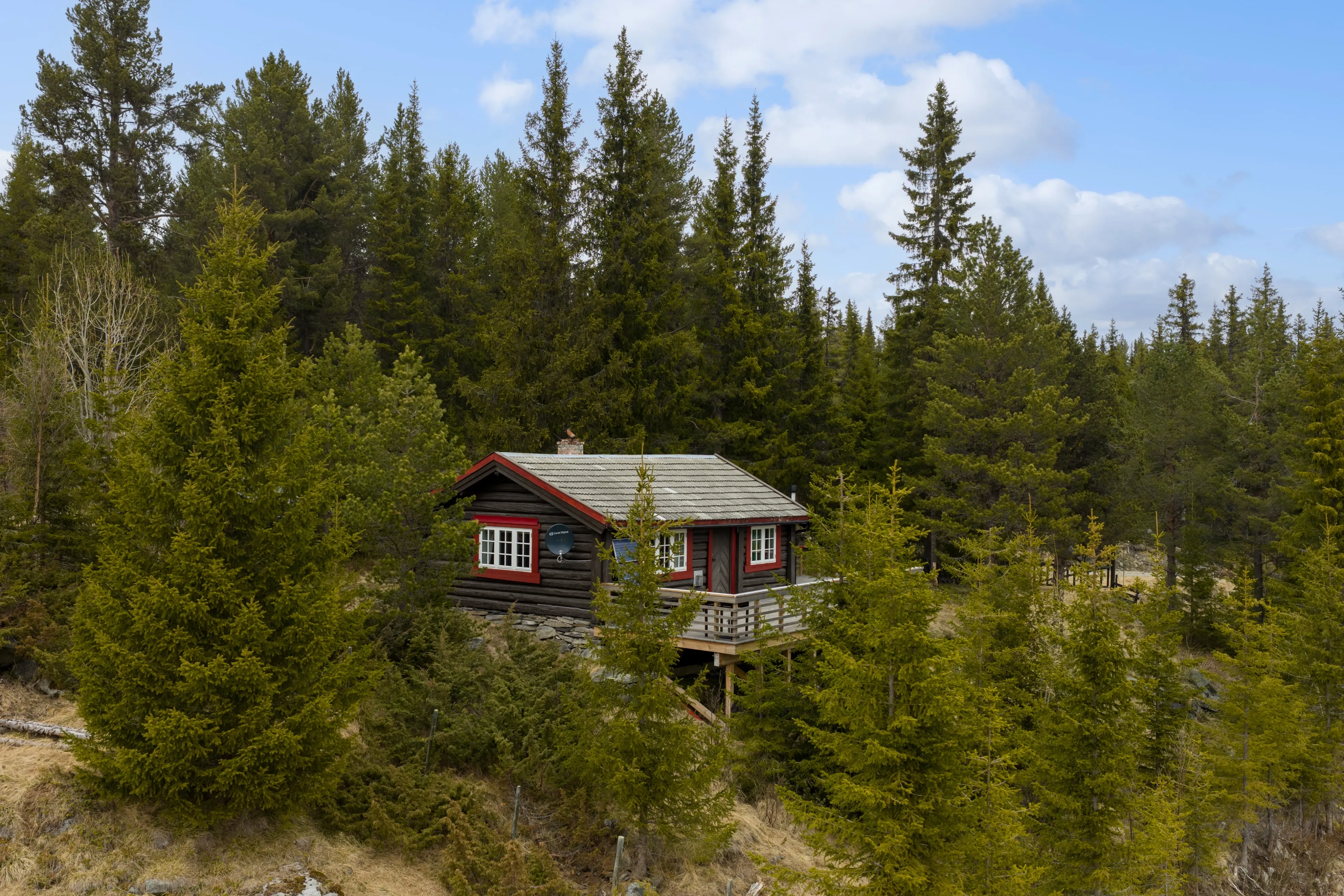 1950s Cabin in Norway's Scenic Highlands with Terrace and Solar Power - View image 31 of 33