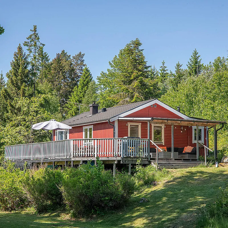 1970s Swedish Country House with Expansive Gardens and Terrace