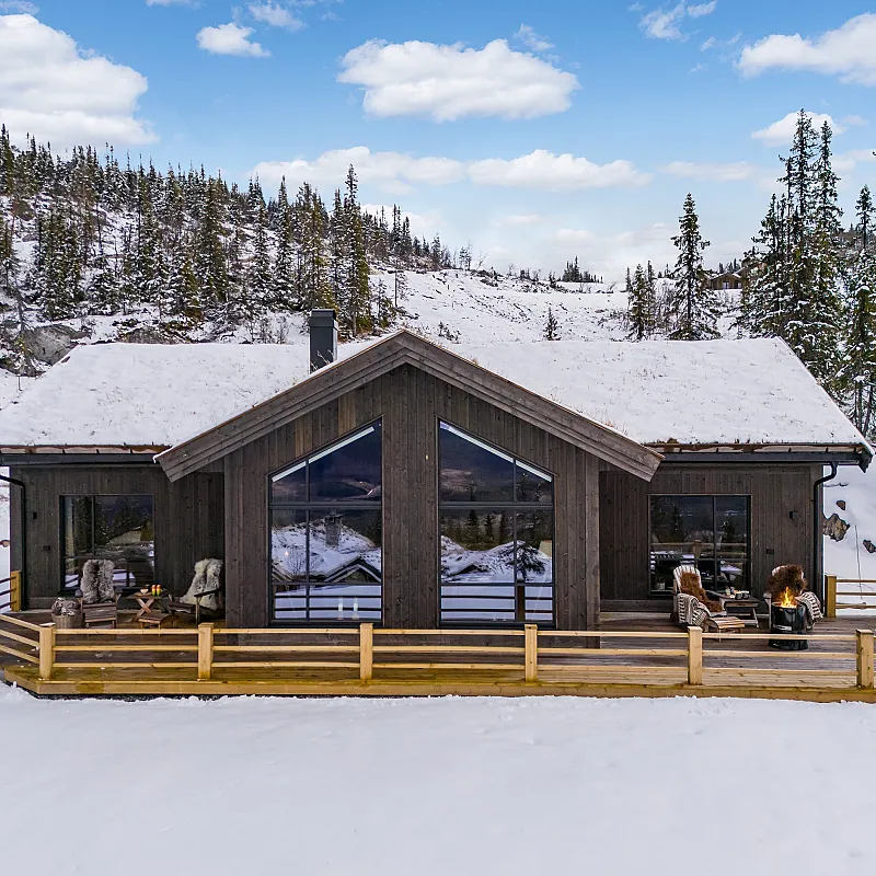 Modern 4-Bedroom Cabin in Nesbyen with Expansive Garden and Parking