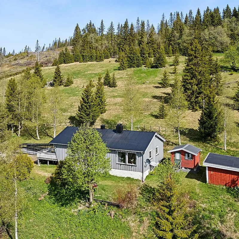 1970s 3-Bedroom House with Expansive Grounds in Torpa, Norway
