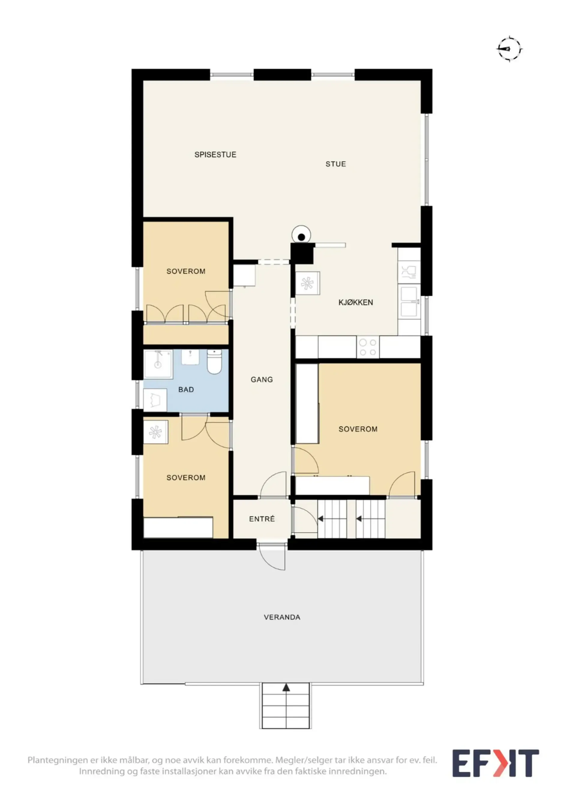1970s 3-Bedroom House with Expansive Grounds in Torpa, Norway - View image 6 of 30