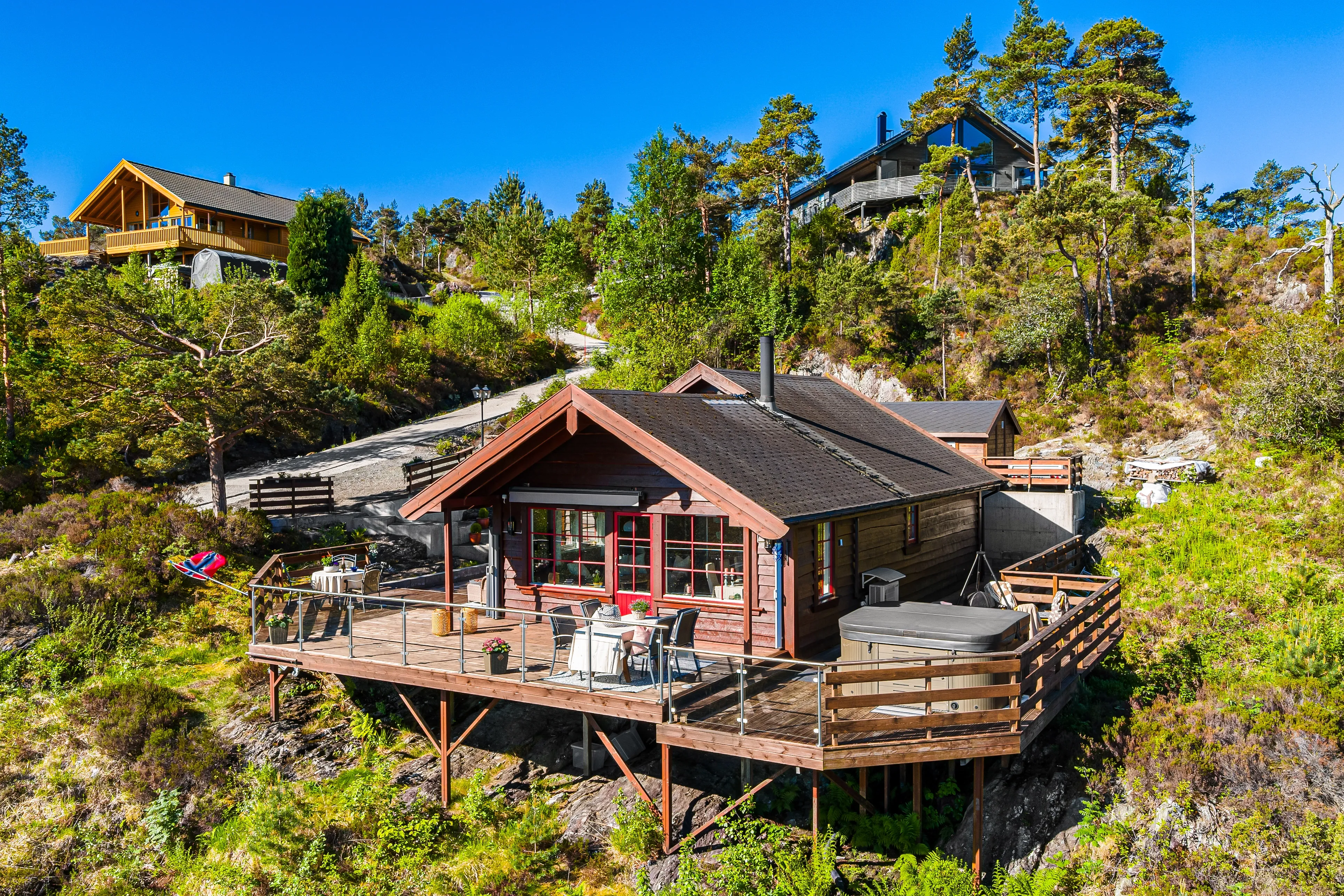 Fjordside Cabin Retreat with Private Boathouse in Vestland, Norway - Image 2