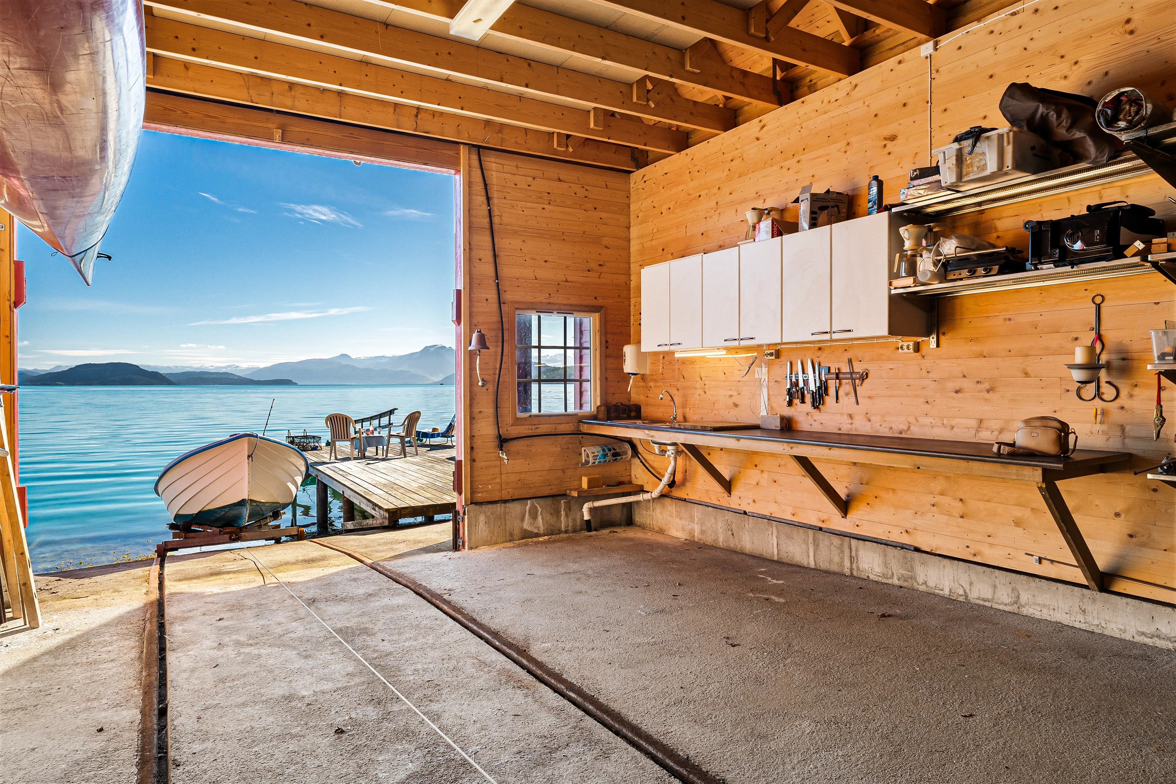 Norwegian Fjord Cabin with Boathouse and Expansive Terrace - Image 4
