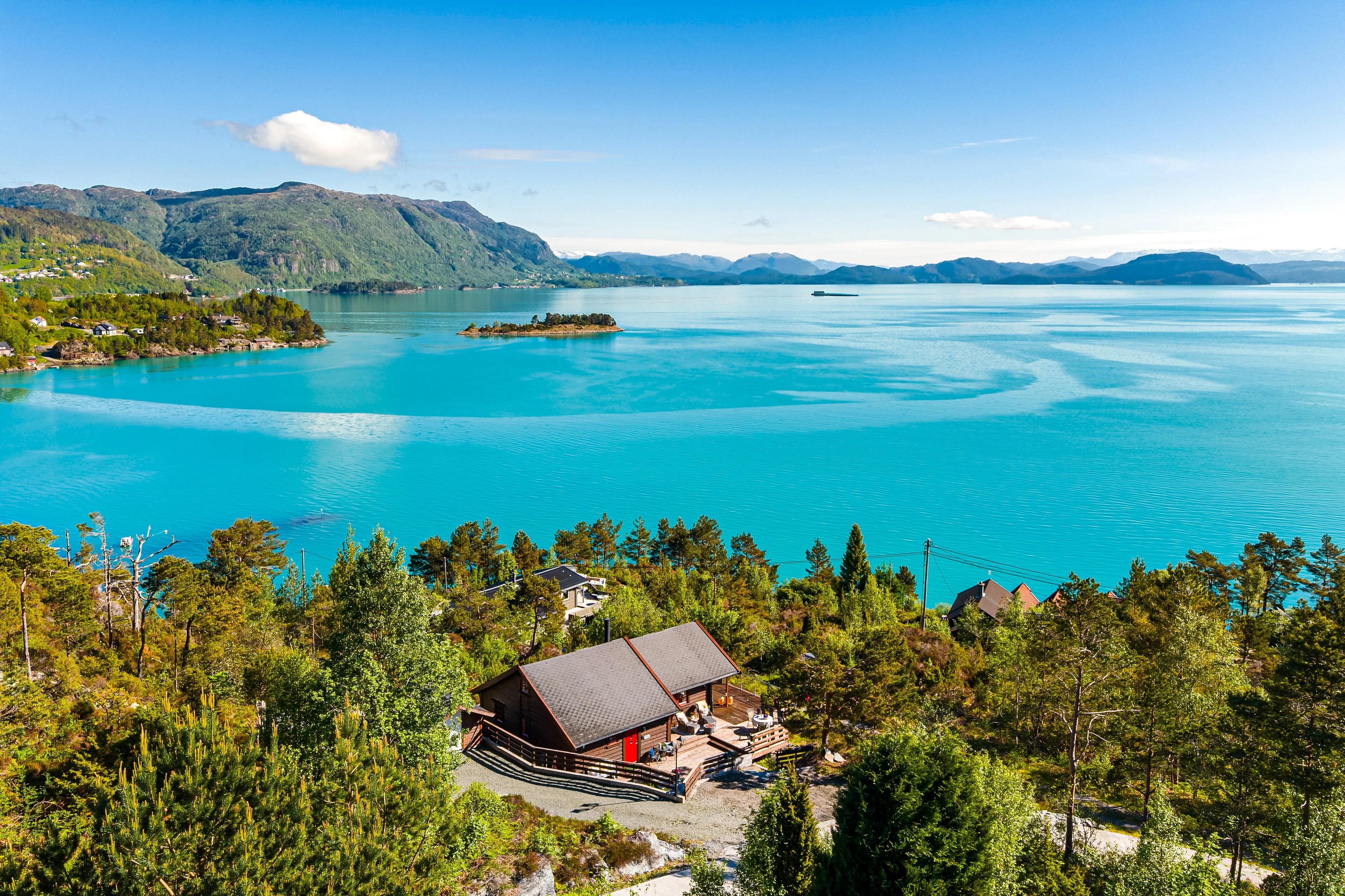 Norwegian Fjord Cabin with Boathouse and Expansive Terrace - View image 62 of 62