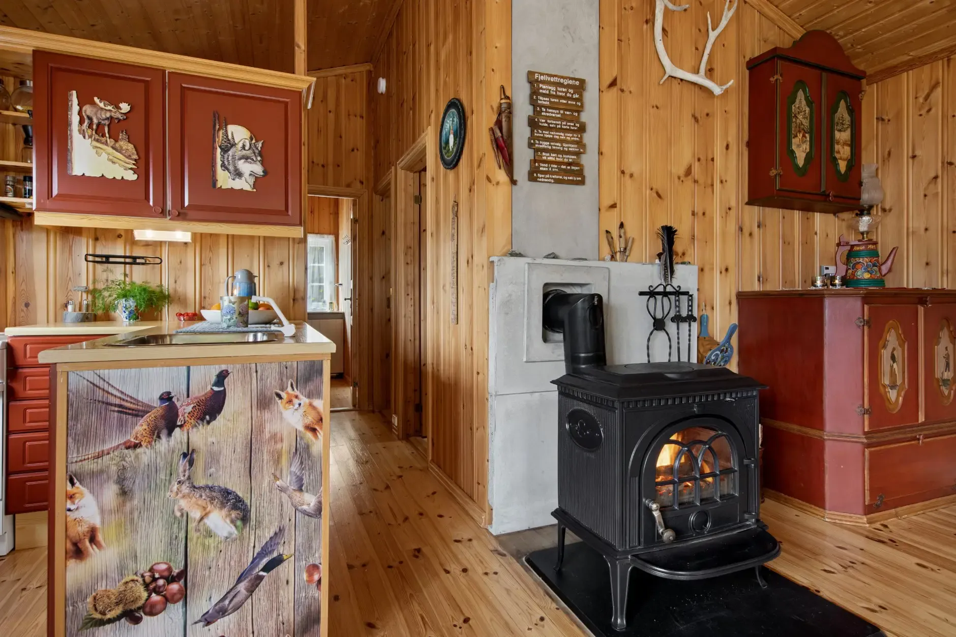 Rustic 3-Bedroom Cabin in Tuddal with Terrace and Lake Access - View image 11 of 33