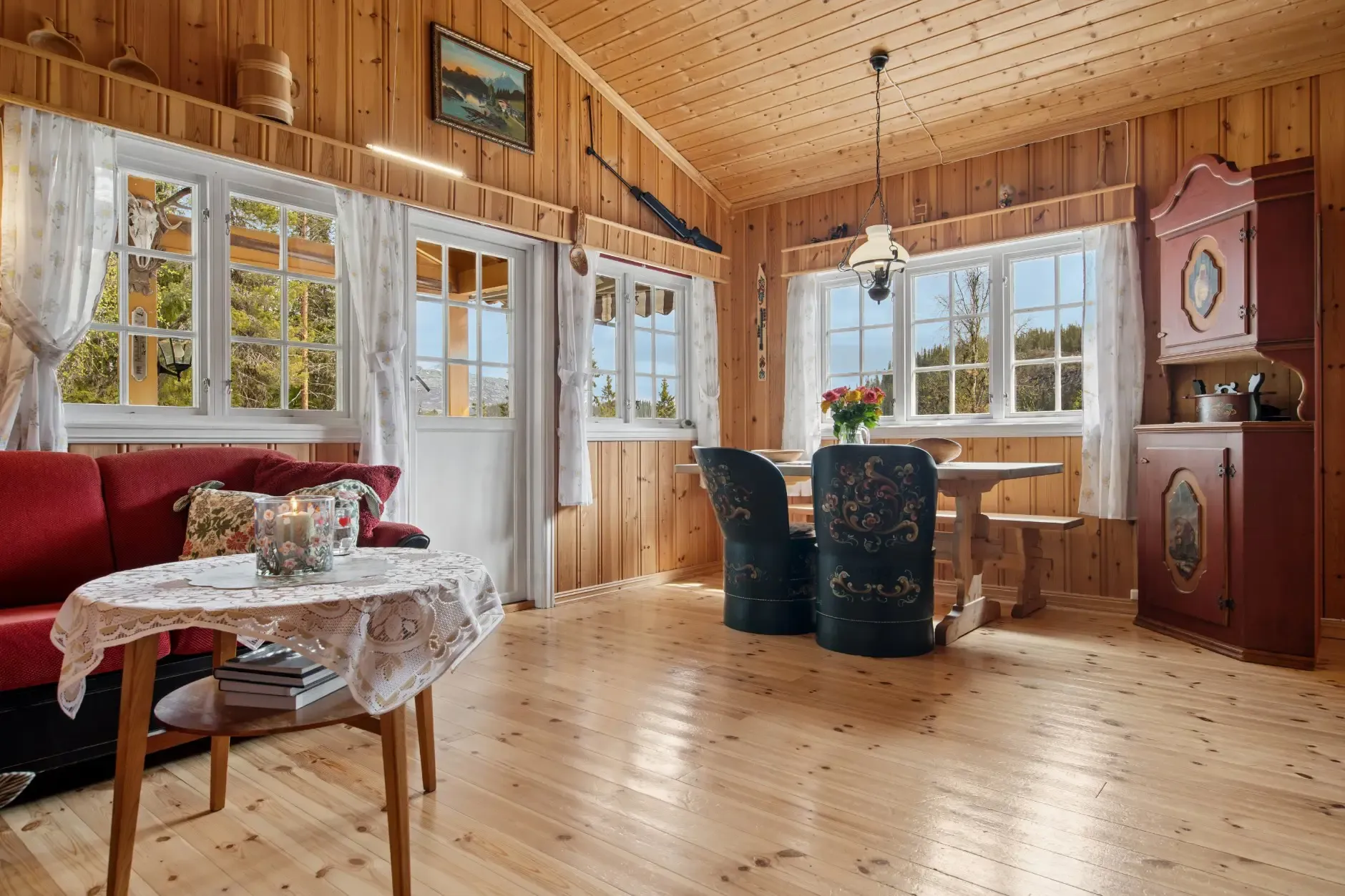 Rustic 3-Bedroom Cabin in Tuddal with Terrace and Lake Access - View image 13 of 33