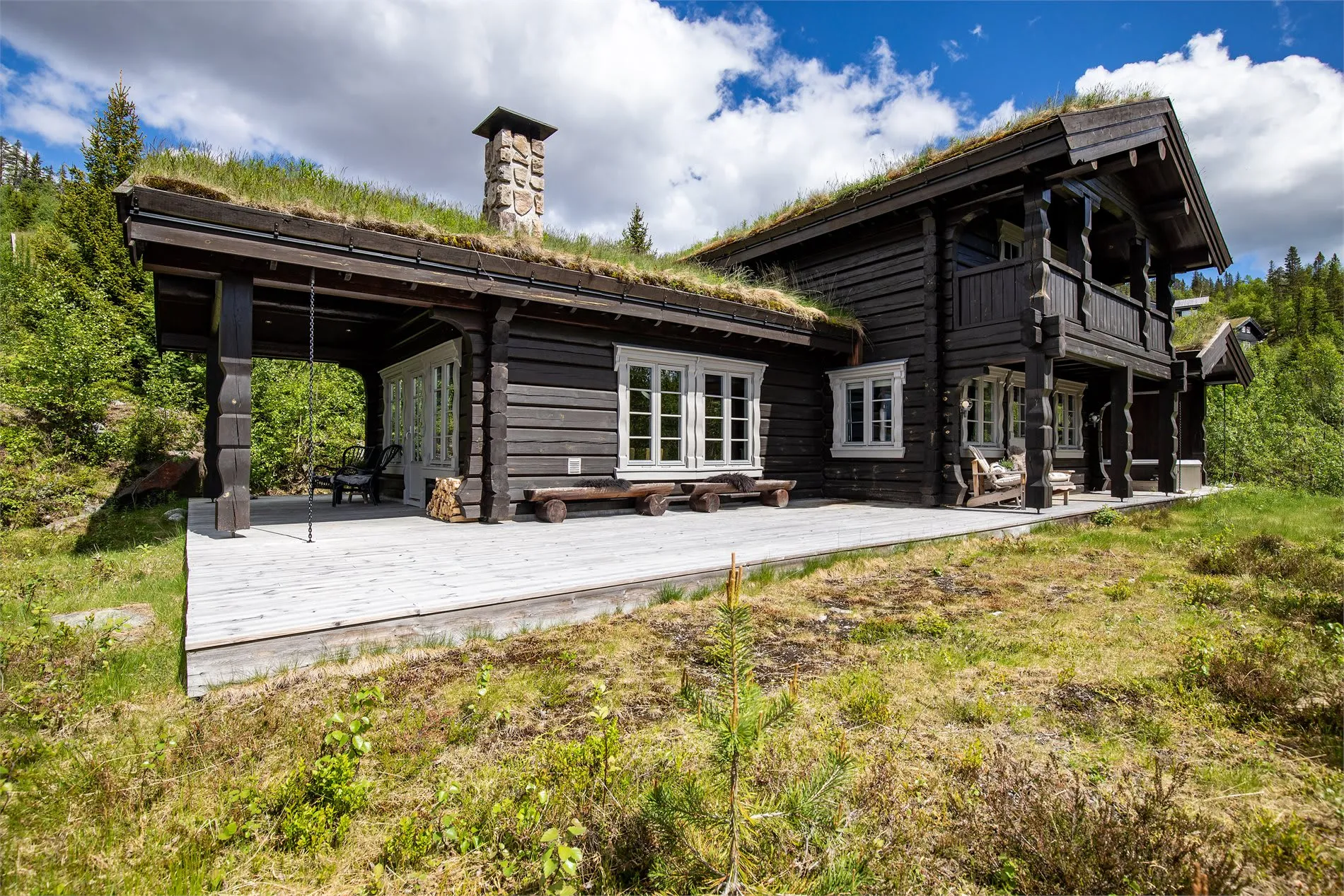 Rummelig hytte med 5 soveværelser, altan og pool i det naturskønne Noresund, Norge - Image 4