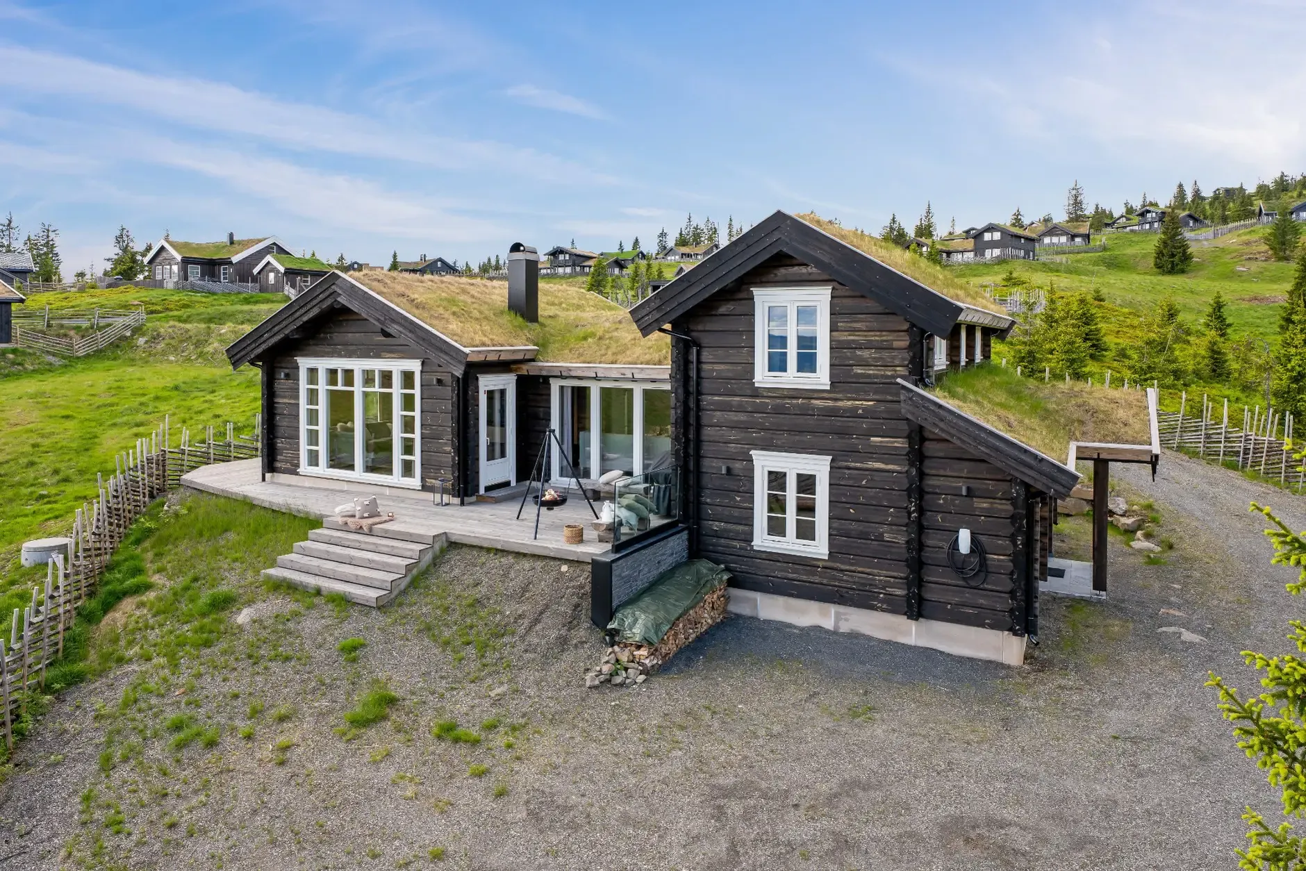 Modern 4-Bed Country House in Tretten with Sauna and Ski Access - Image 1