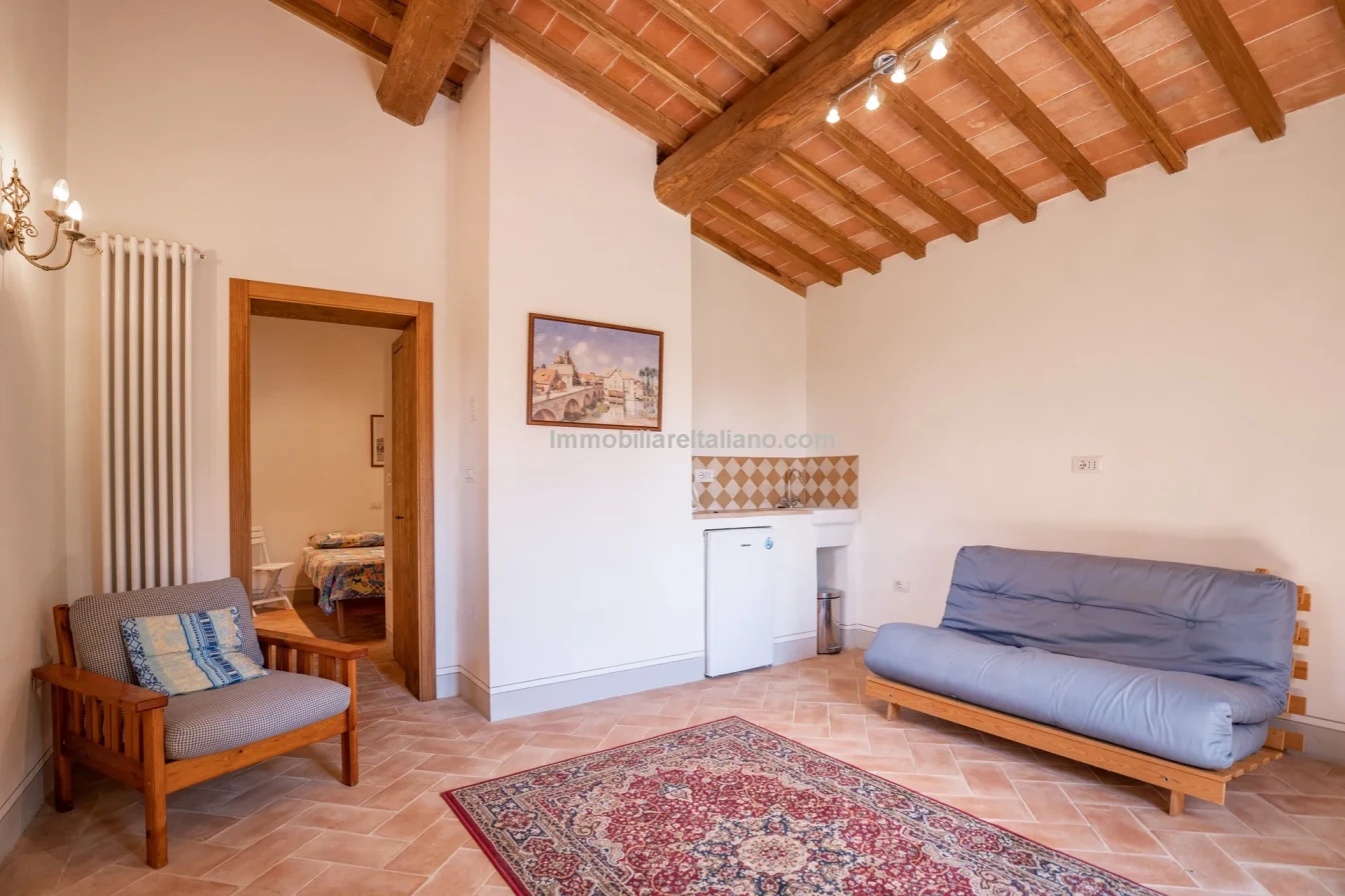 Ferme restaurée de 3 chambres avec piscine dans la région de Caprese Michelangelo en Toscane - Voir l'image 76 sur 85