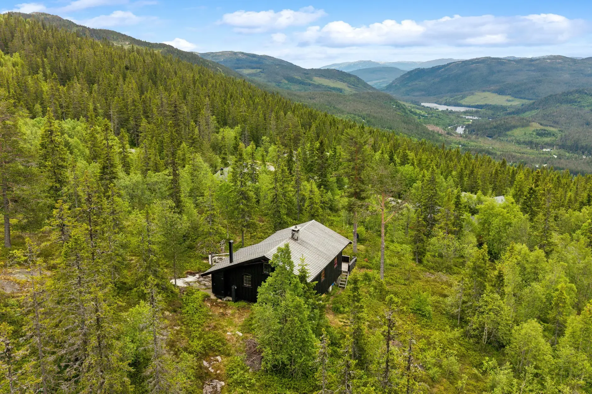 Norwegian Cabin with Expansive Terrace and Open-Plan Living in Tuddal - Image 3
