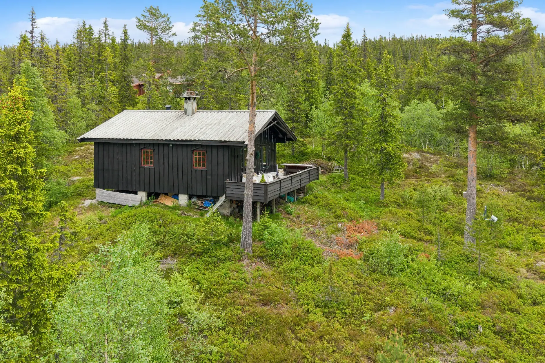 Norwegian Cabin with Expansive Terrace and Open-Plan Living in Tuddal - Image 2