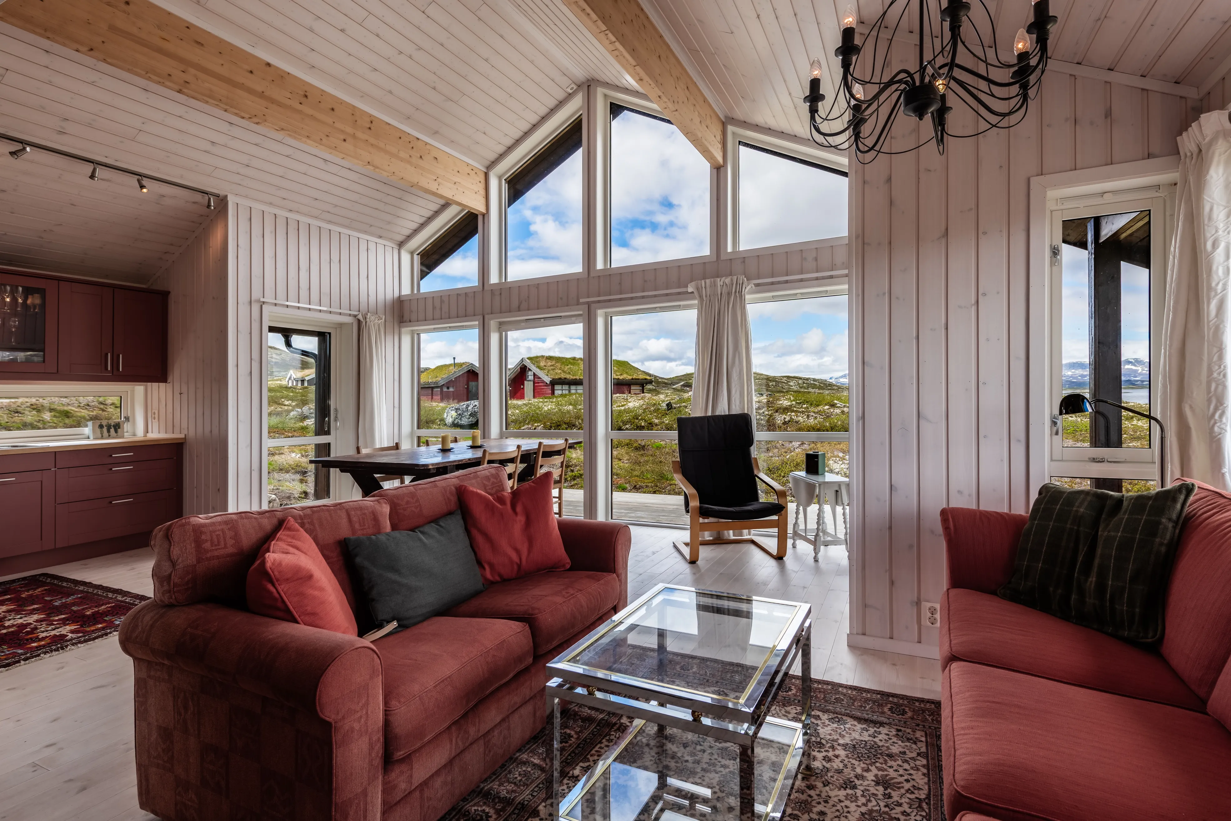 Modern 3-Bedroom Cabin in Hovet with Expansive Outdoor Living Space - View image 8 of 56