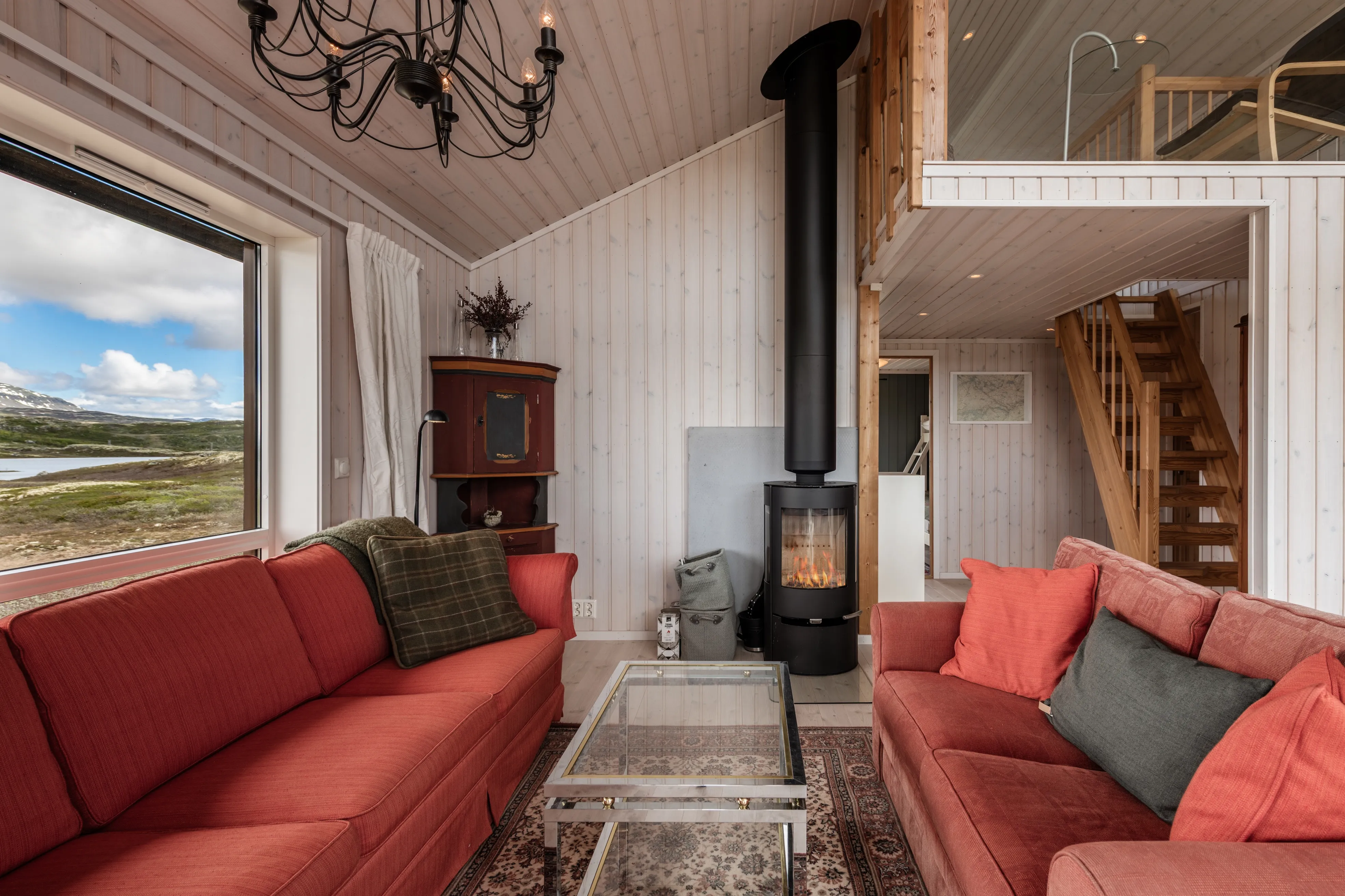 Modern 3-Bedroom Cabin in Hovet with Expansive Outdoor Living Space - View image 10 of 56