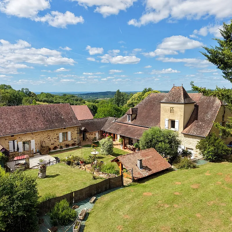 Victorian Farmhouse in Gourdon with Expansive Grounds and 5 Bedrooms