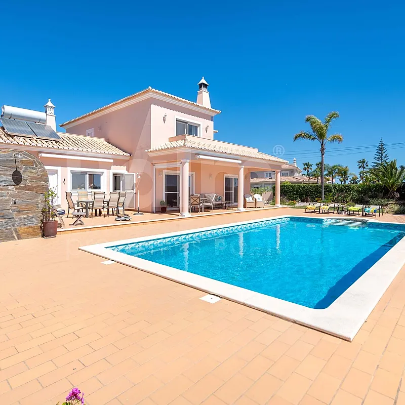 Contemporary Algarve Villa with Pool and Garden Near Porches' Coastline
