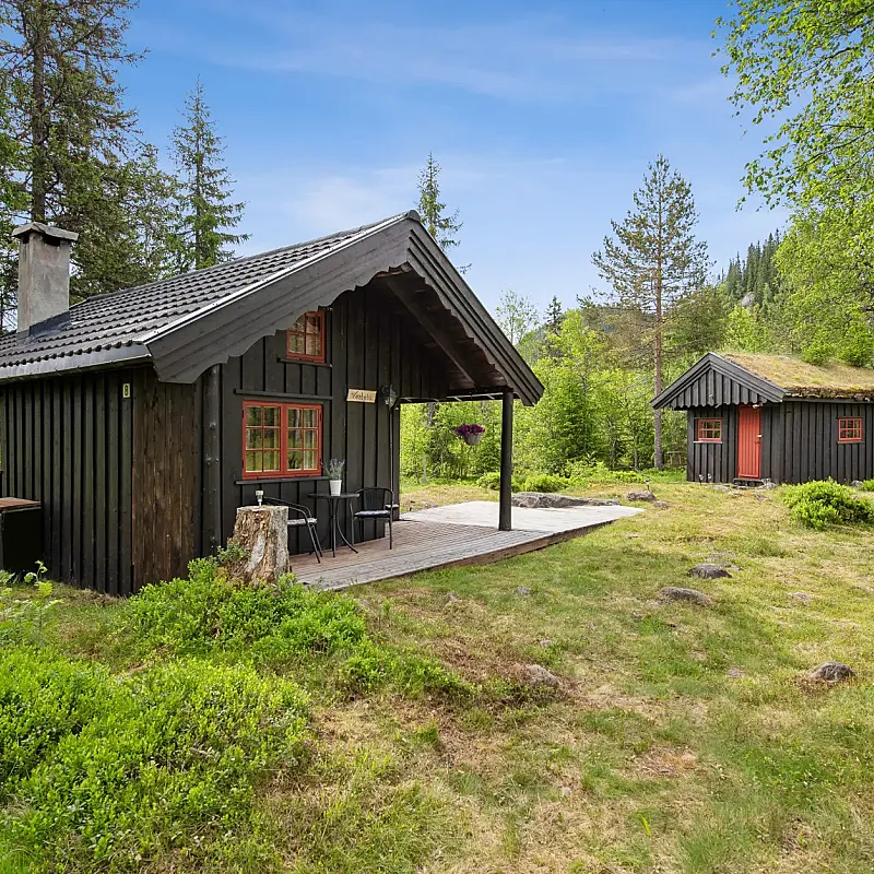 Compact 1980s Country House on Expansive Lot Near Seljord's Scenic Waters