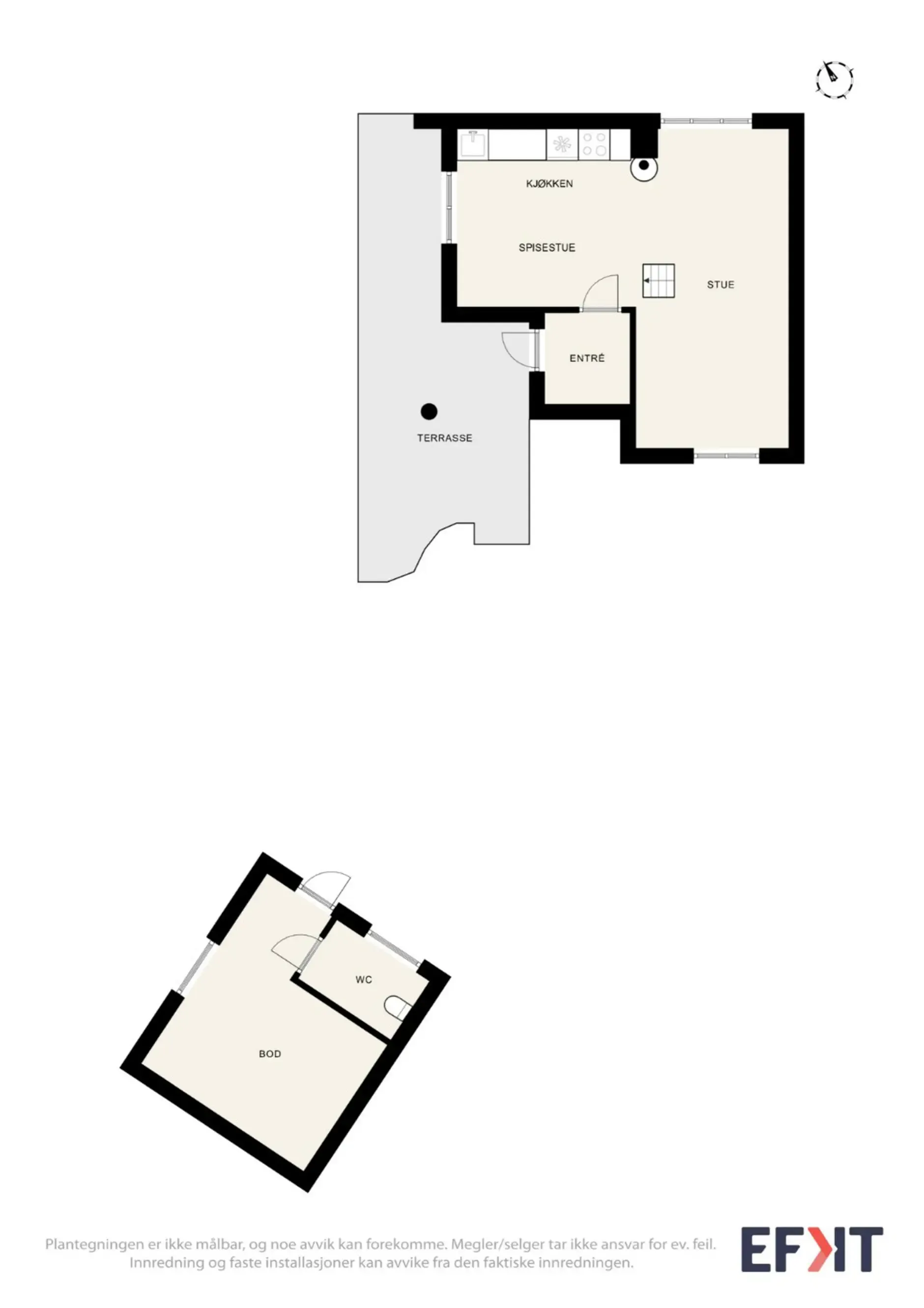 Compact 1980s Country House on Expansive Lot Near Seljord's Scenic Waters - View image 34 of 35