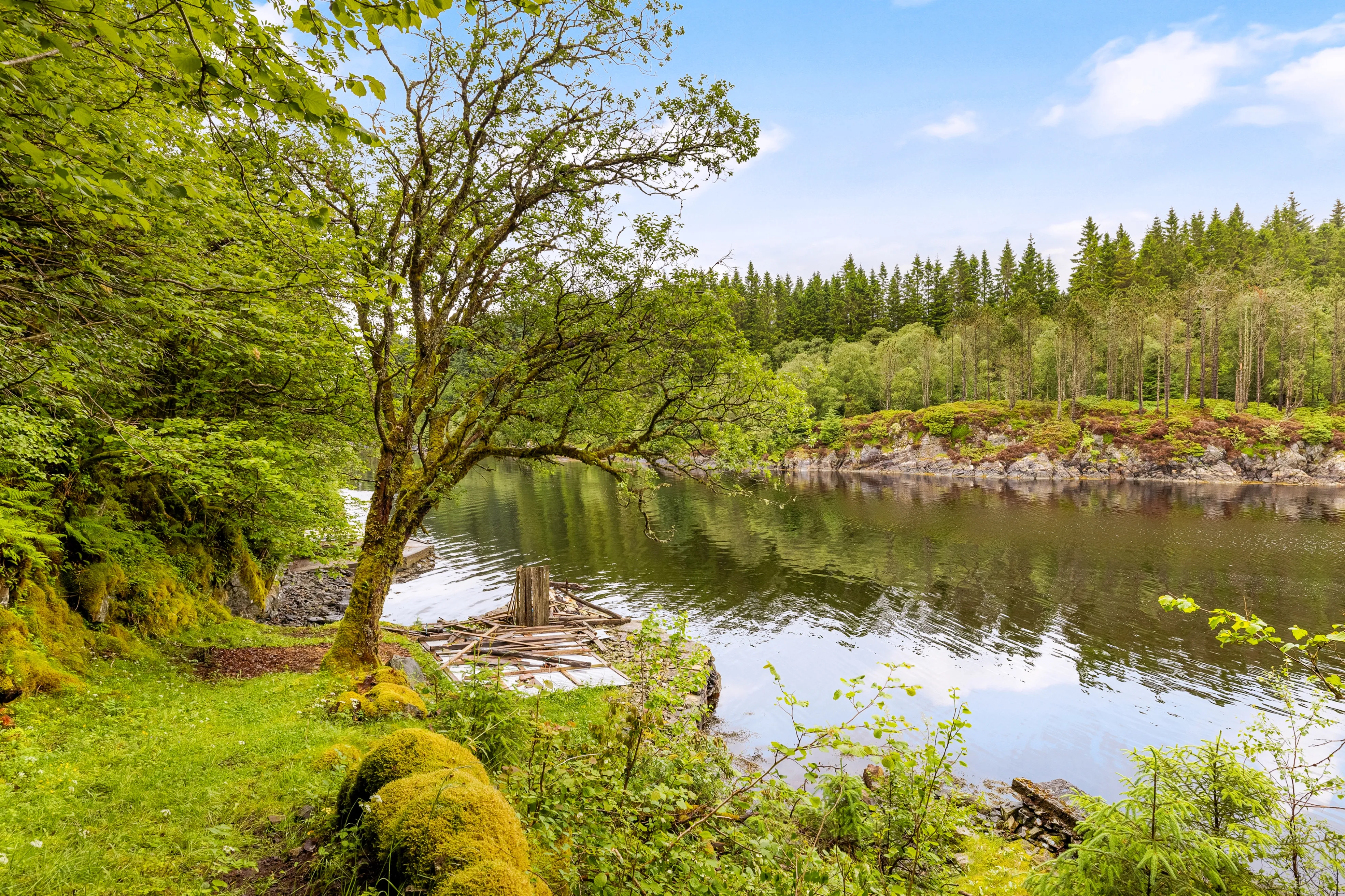 1960s Norwegian Coastal Cabin with Garden and Mooring Potential - Image 3