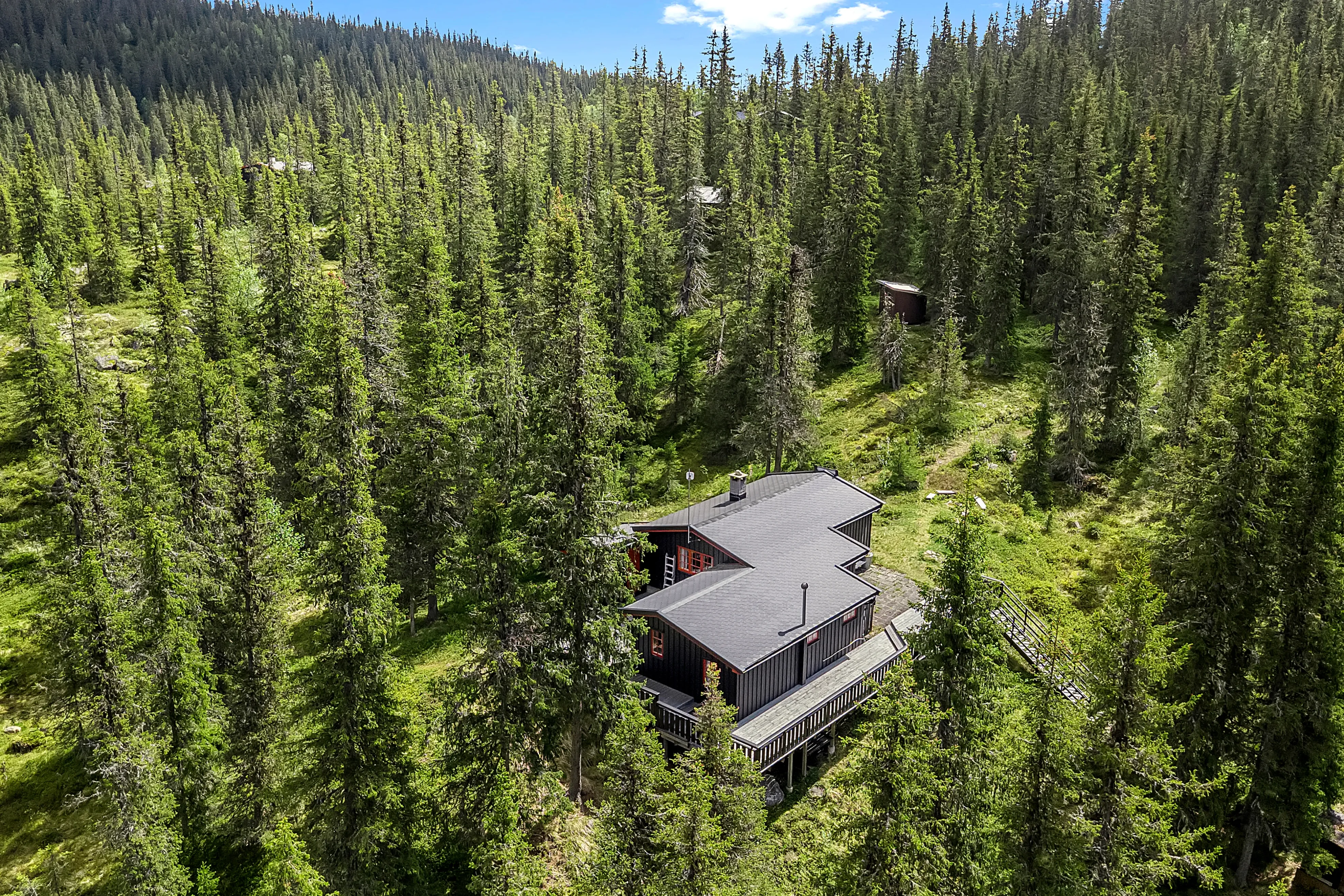 1960s Cabin with Expansive Terrace and Scenic Trails in Flå, Norway - View image 34 of 36