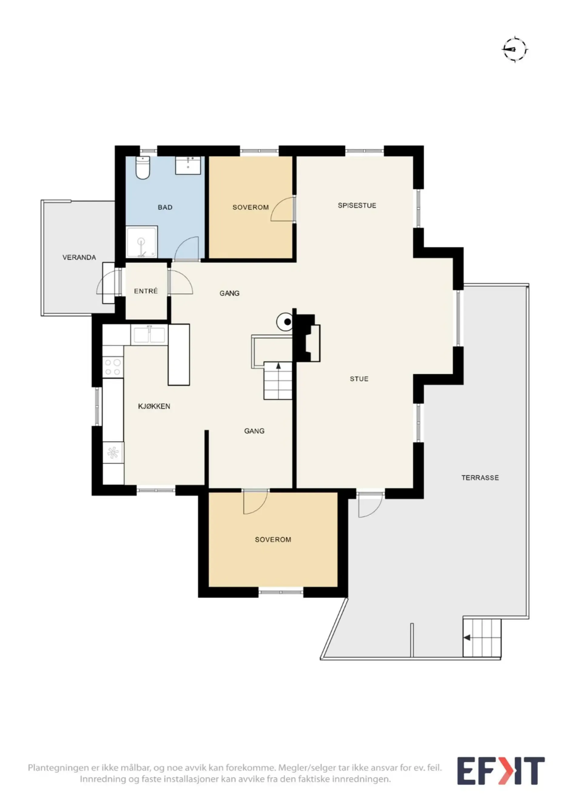 Modern 3-Bedroom Country House with Terrace Near Tråenvatna, Norway - View image 15 of 41