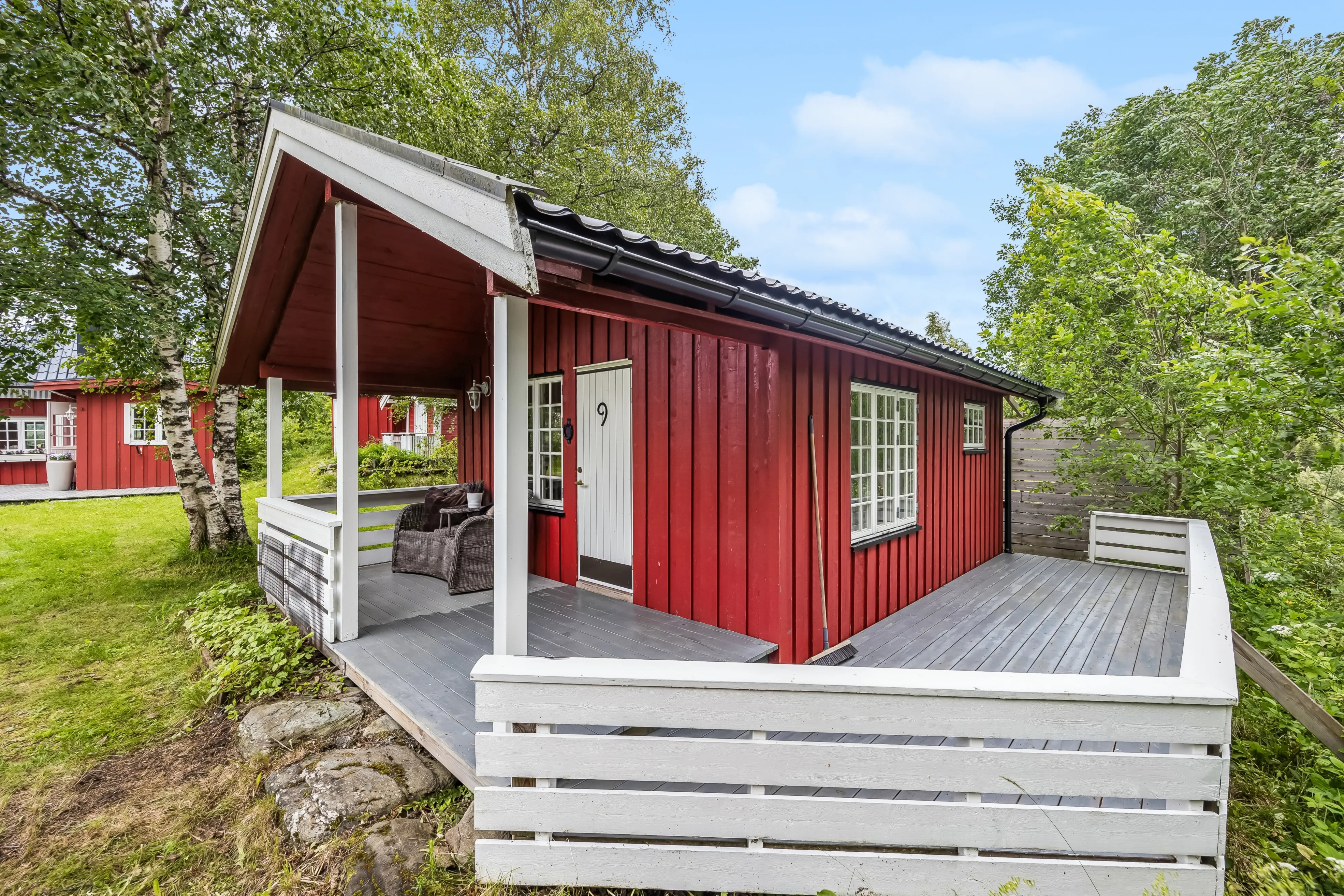 Casa di campagna a Vikhammer degli anni ’30 con giardino e cucina moderna - Visualizza immagine 30 di 38