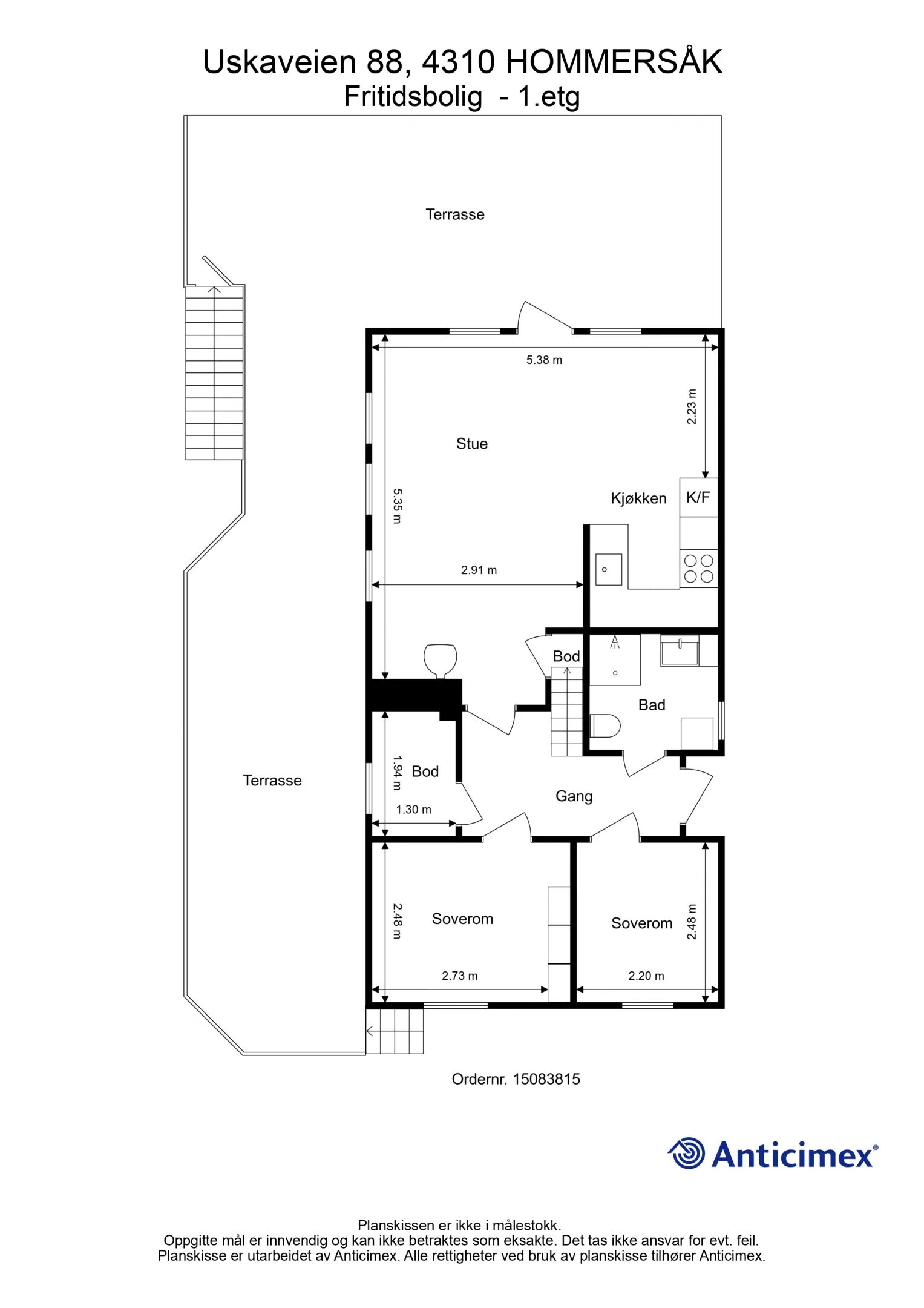 1990s Norwegian Cabin with Expansive Garden and Mooring Access - View image 38 of 39