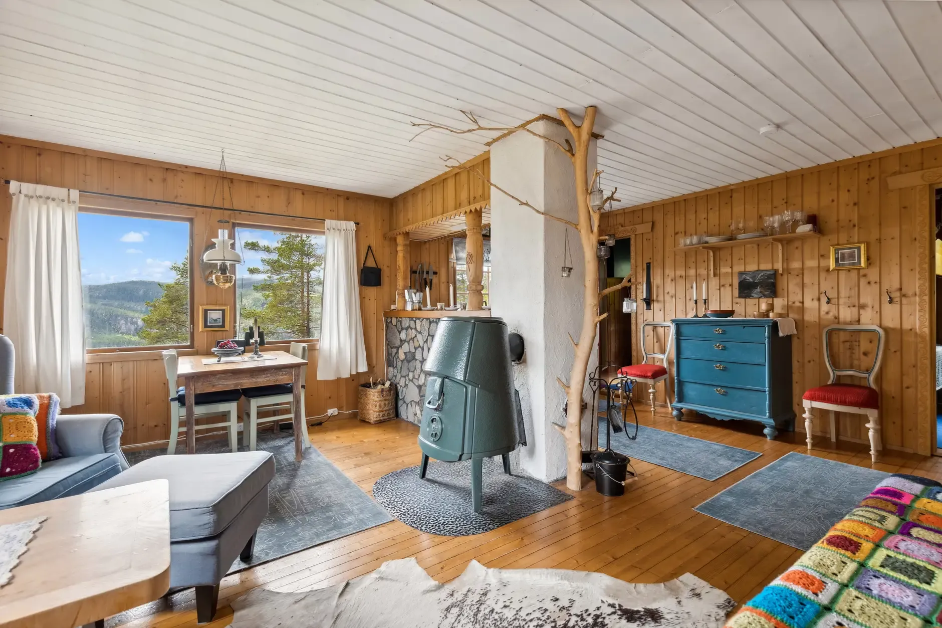 Chalet degli anni '70 con due camere da letto e ampio terreno a Eggedal, Norvegia - Visualizza immagine 10 di 39