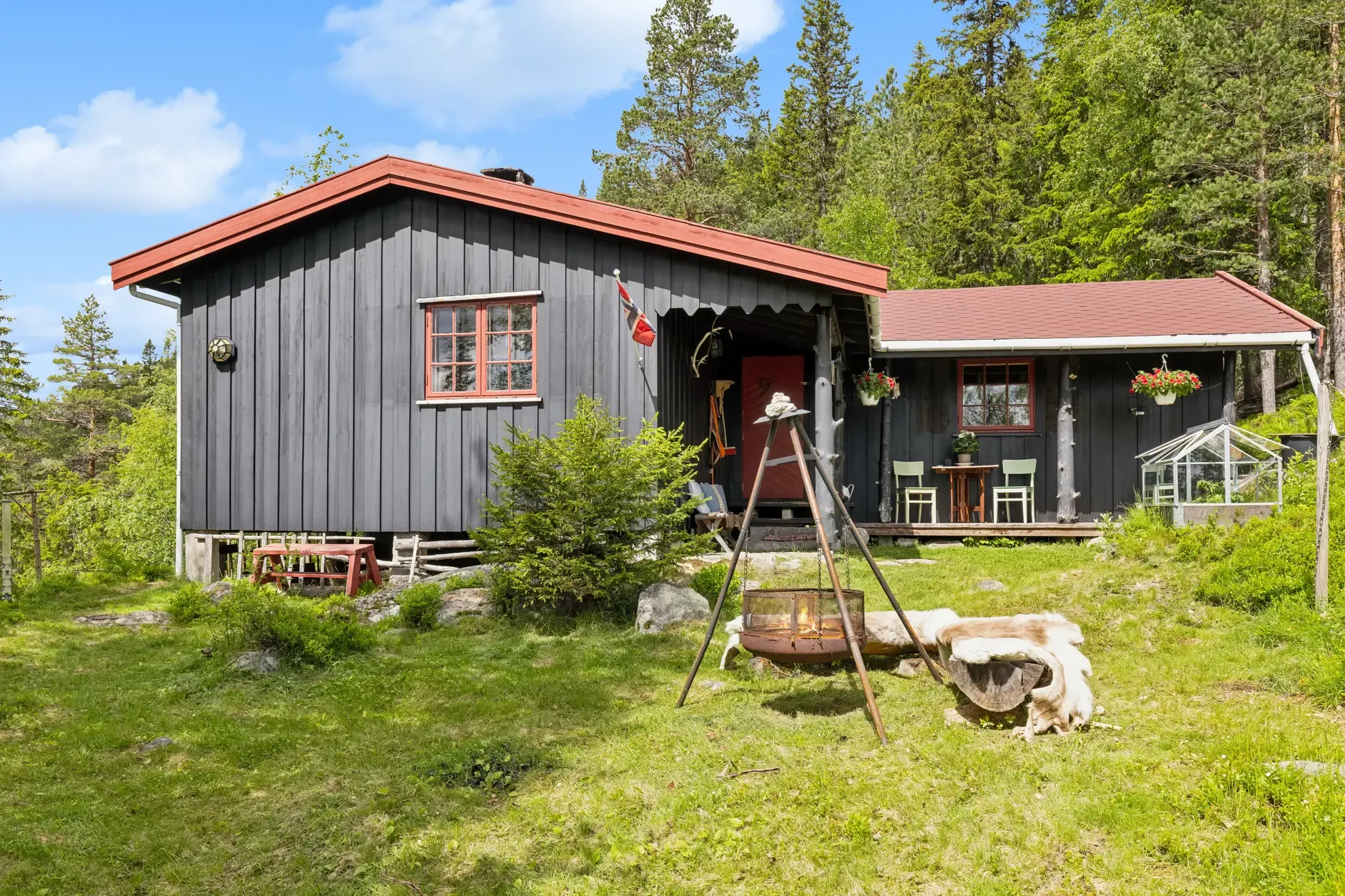 Chalet degli anni '70 con due camere da letto e ampio terreno a Eggedal, Norvegia - Visualizza immagine 30 di 39