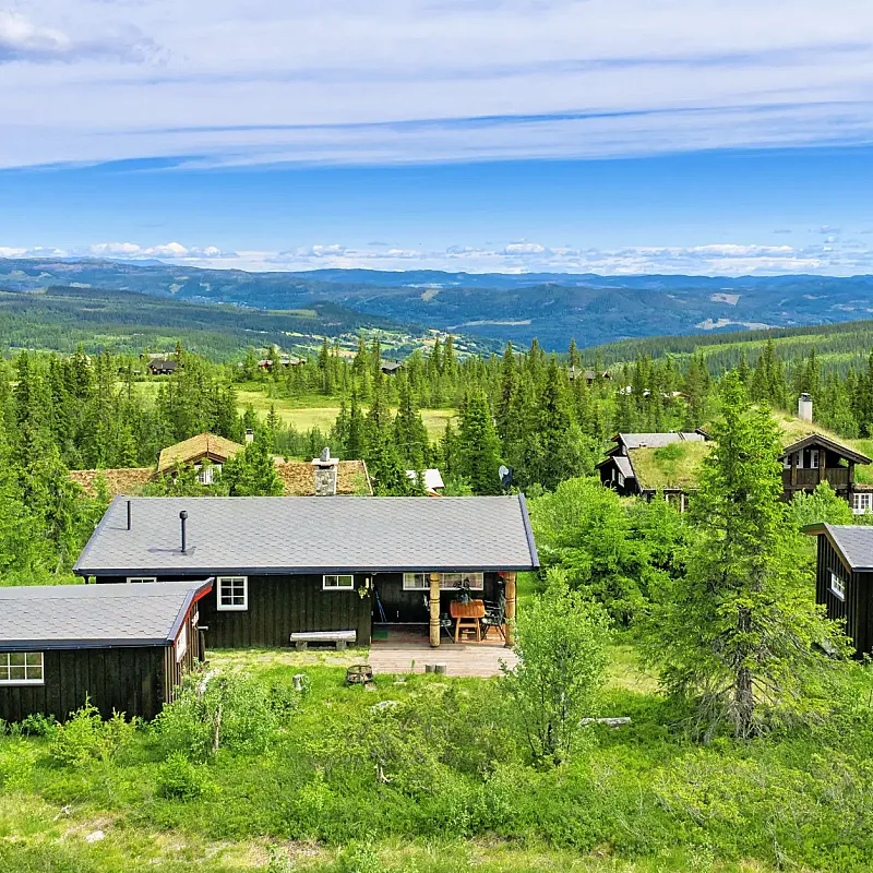 1960s Country House with Modern Comforts in Norway's Scenic Fjellstølen