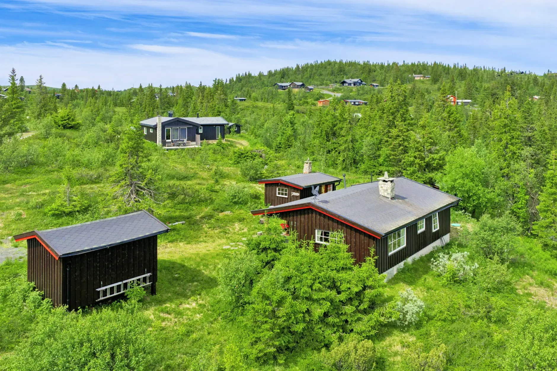 1960s Country House with Modern Comforts in Norway's Scenic Fjellstølen - Image 2