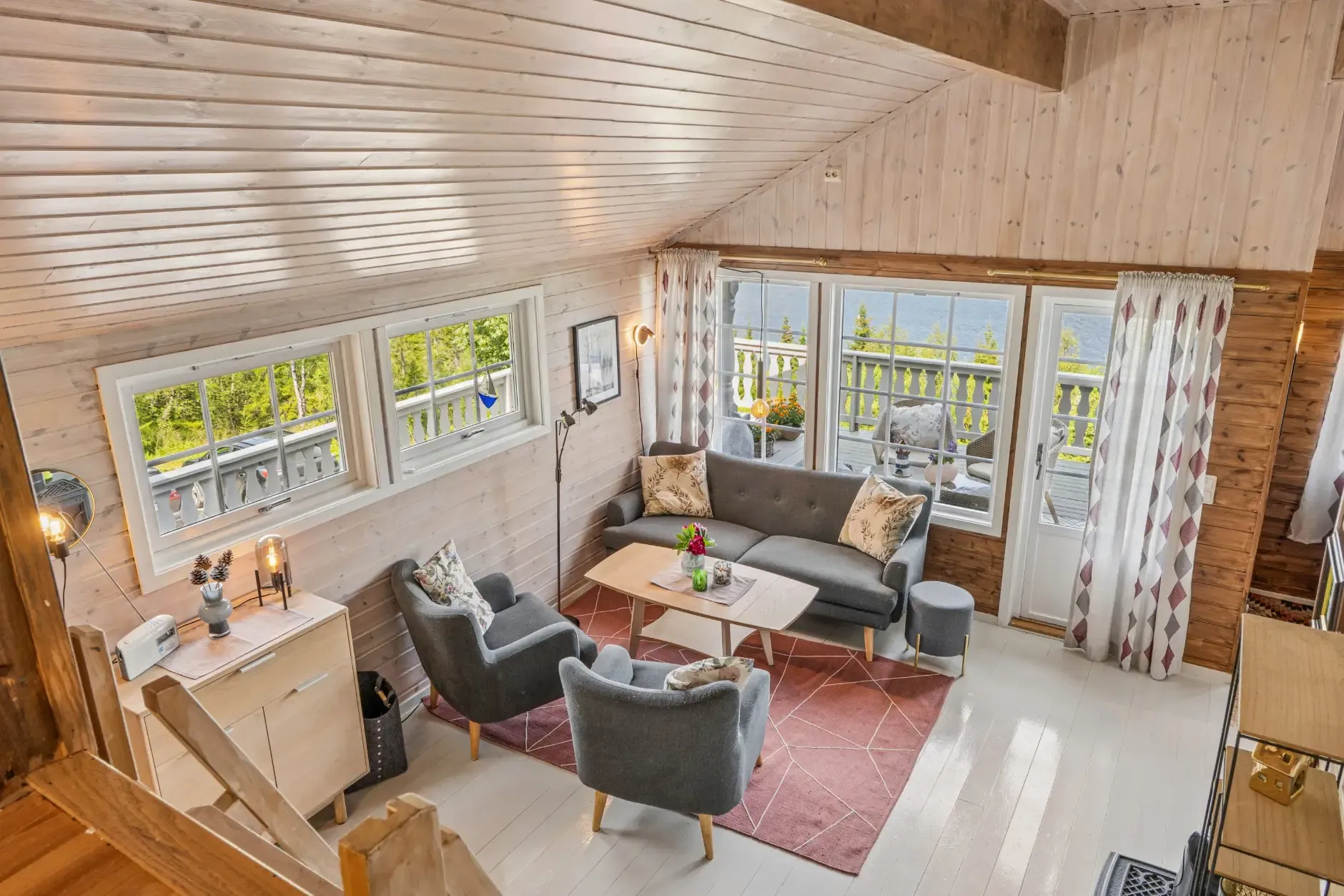 Modern 2-Bedroom Cabin with Expansive Terrace in Scenic Namsos, Norway - View image 8 of 33