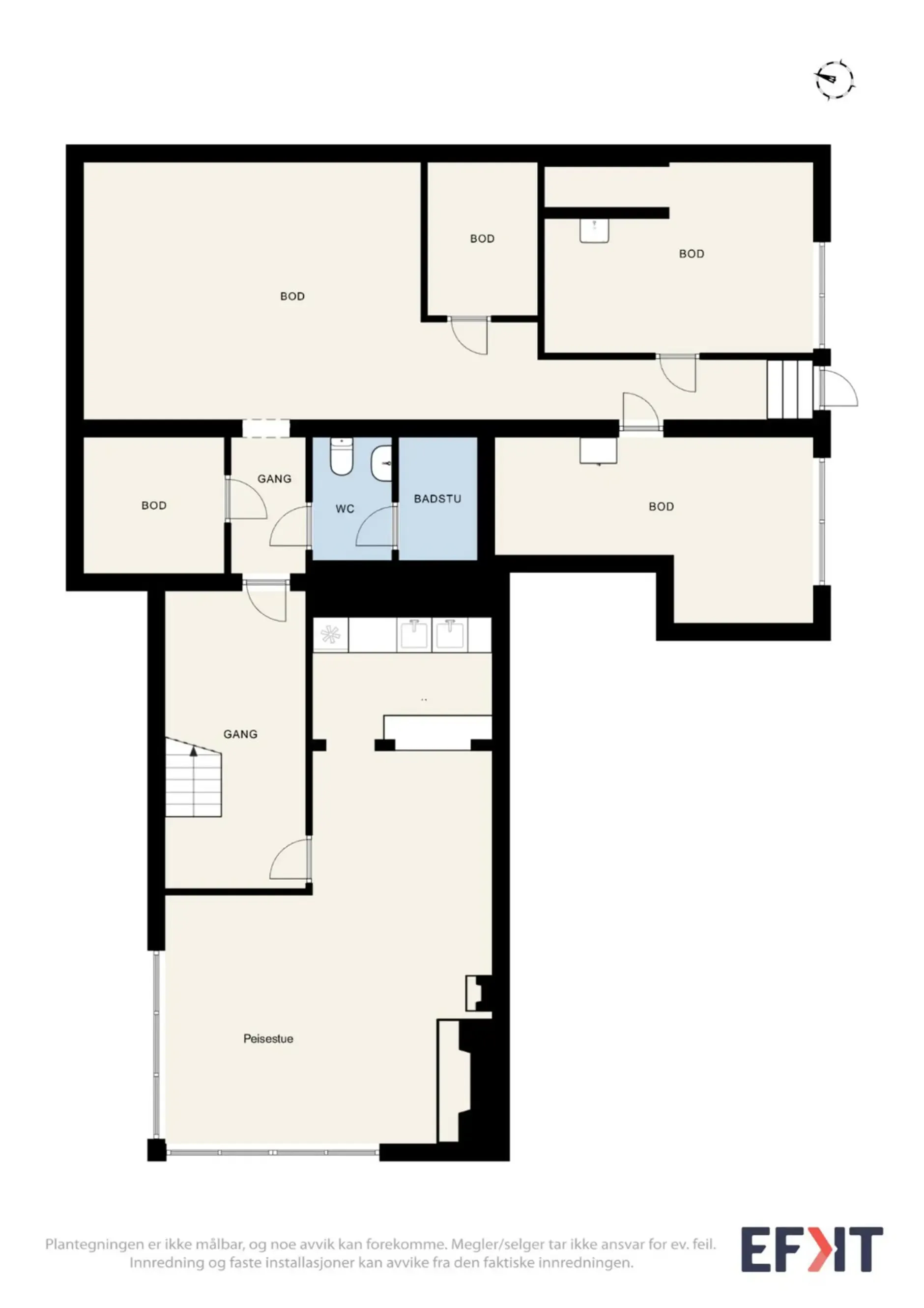 1970s Norwegian Bungalow with Garden and Basement in Lier - View image 33 of 54