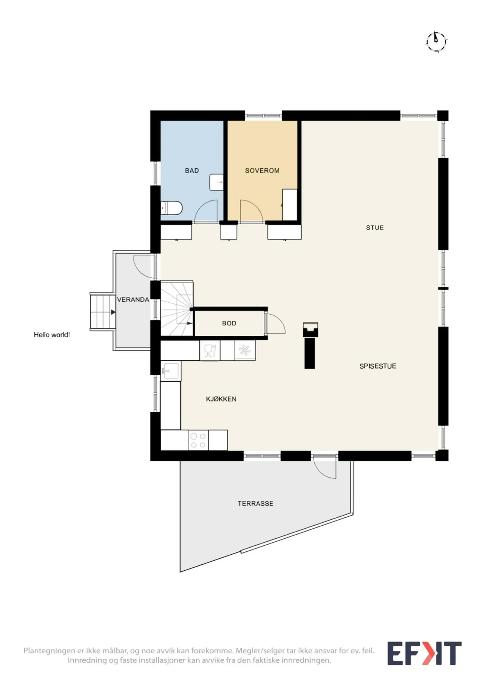 Spacious 5-Bedroom Family Home with Garden and Parking in Hvalstad, Norway - Image 3