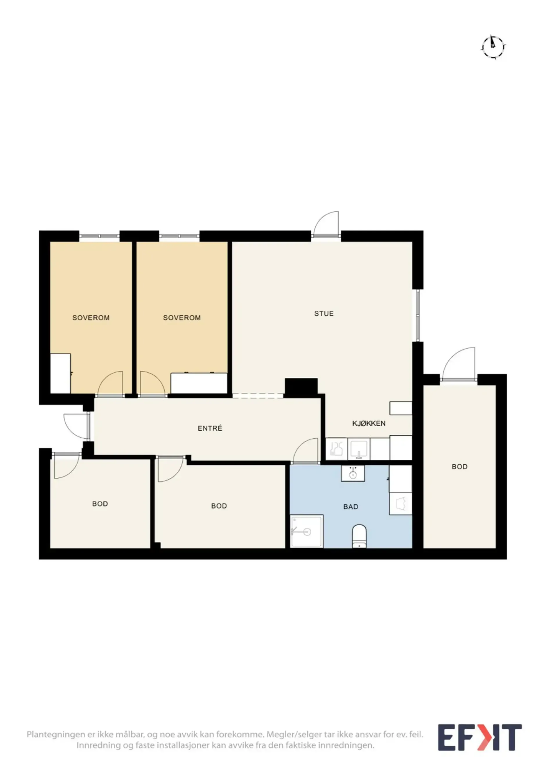Spacious 5-Bedroom Family Home with Garden and Parking in Hvalstad, Norway - View image 22 of 35